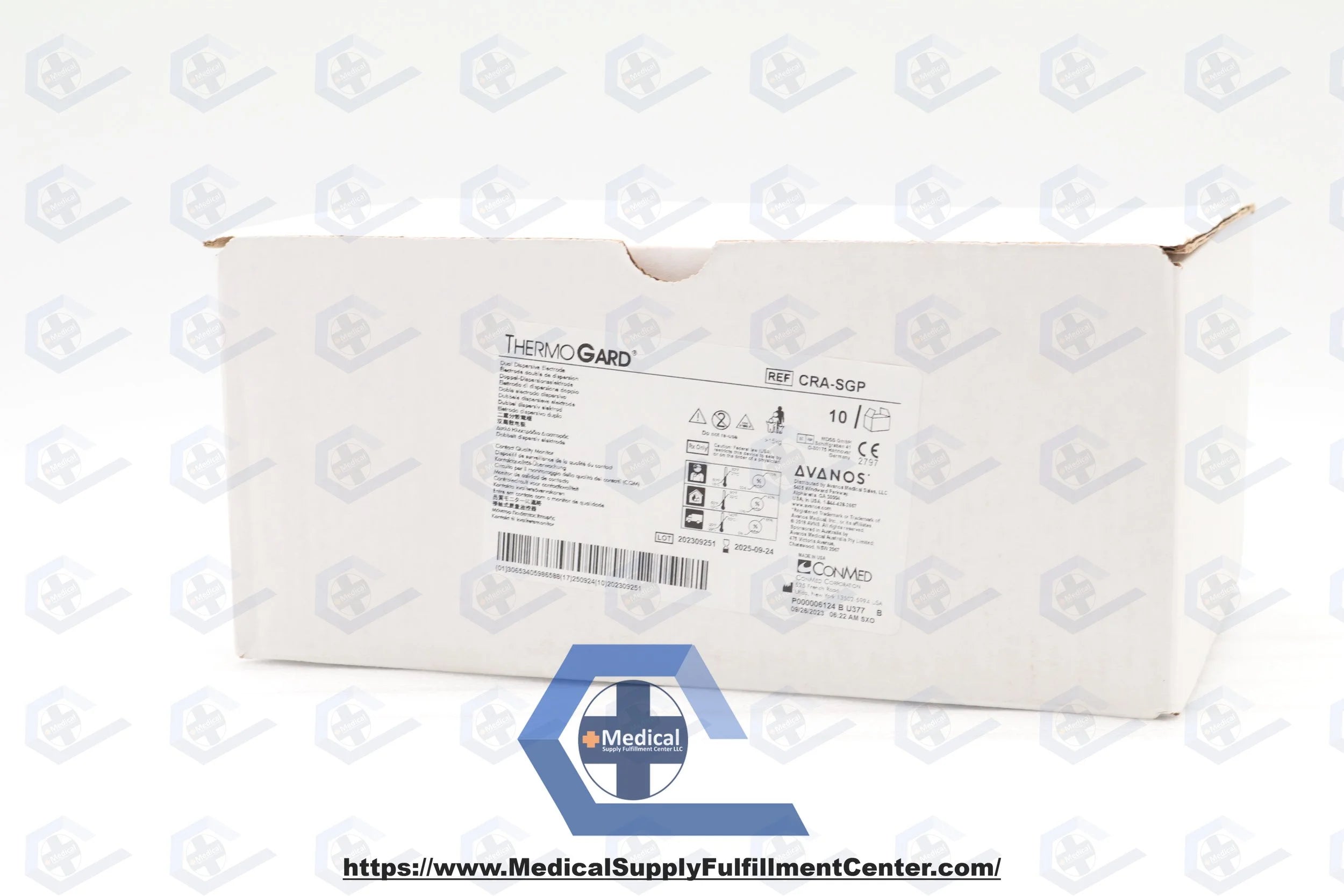 Conmed | CRA-SGP | ThermoGard Dual Dispersive Electrode