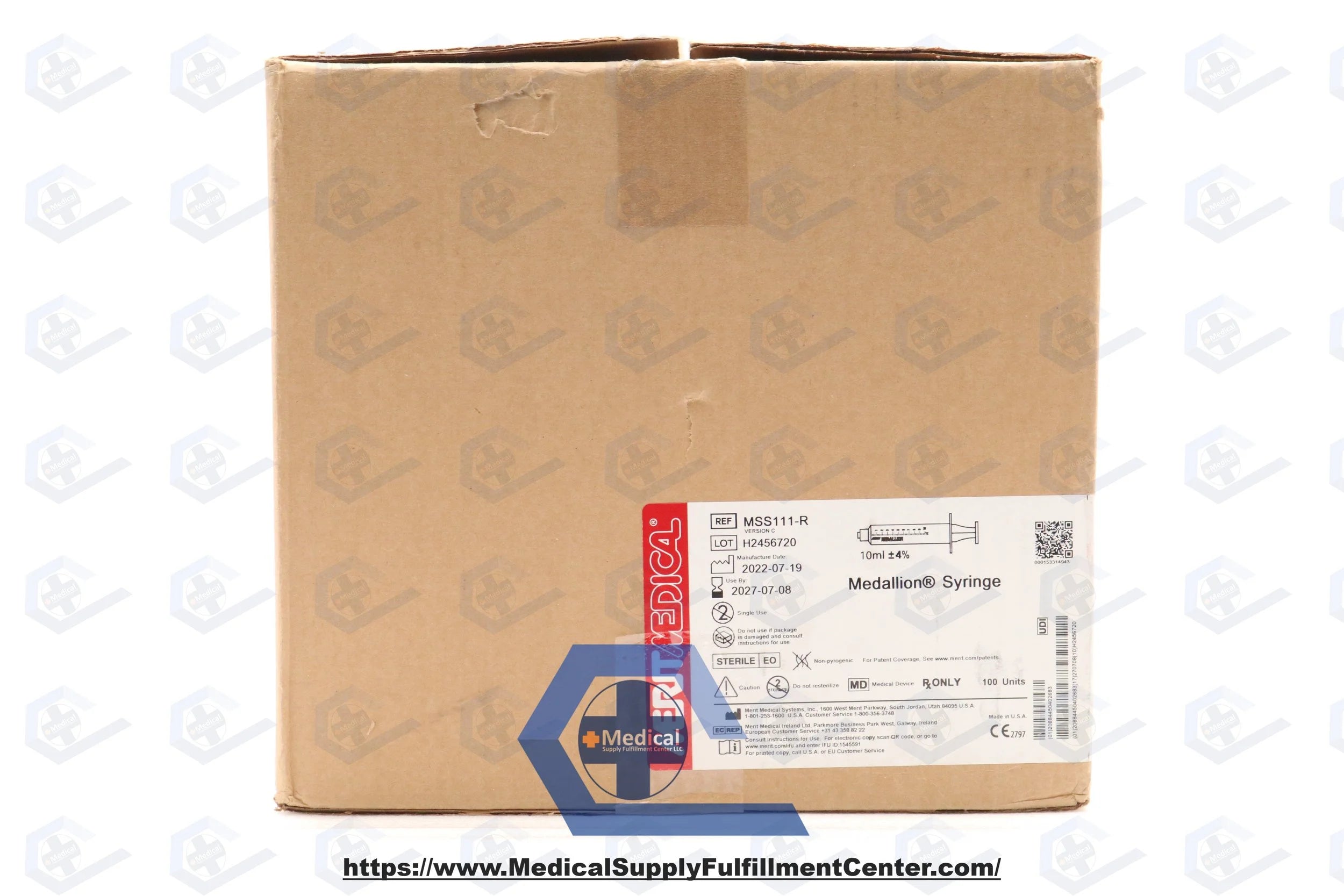 Merit Medical | MSS111-R | MEDALLION SYRINGE 10 ML