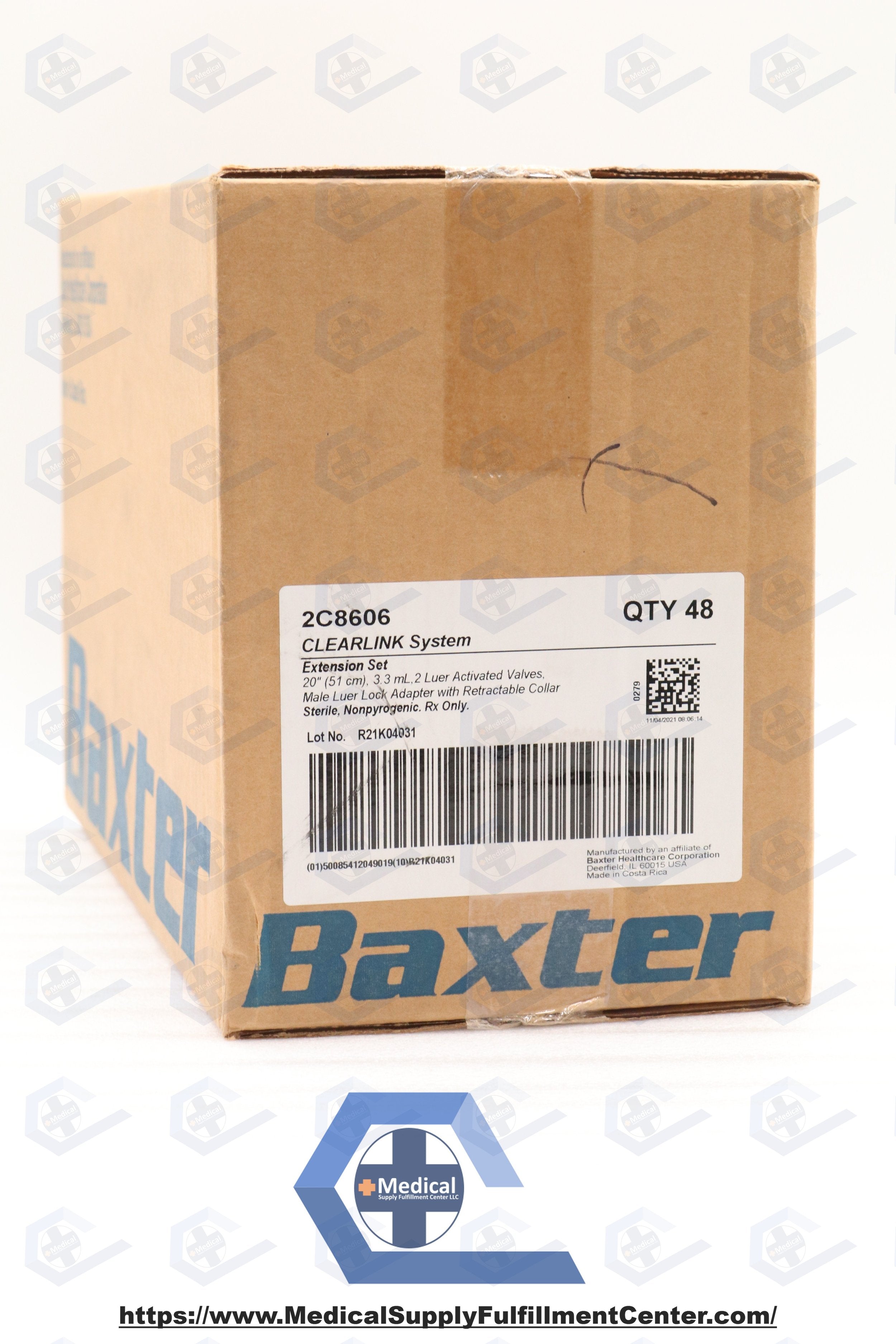 Baxter | 2C8606 | Extension Set with 2 CLEARLINK Y-Sites