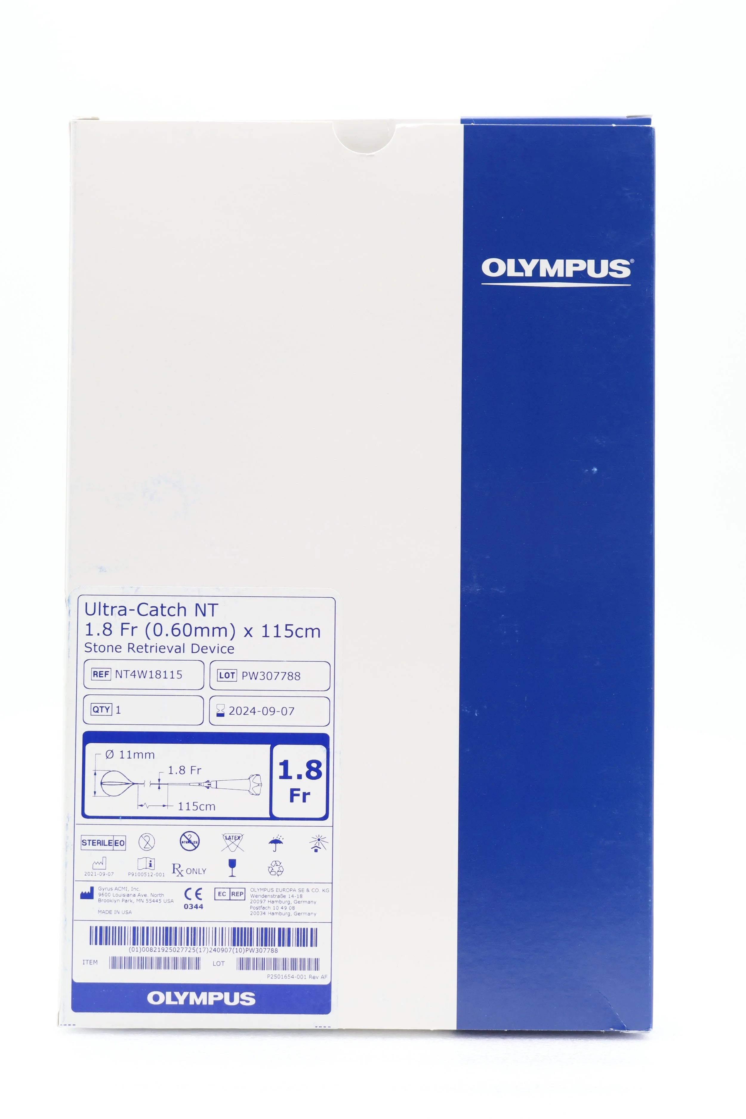 Olympus | NT4W18115 | Ultra-Catch NT 1.8 Fr (0.60mm) x 115cm Stone Retrieval Device
