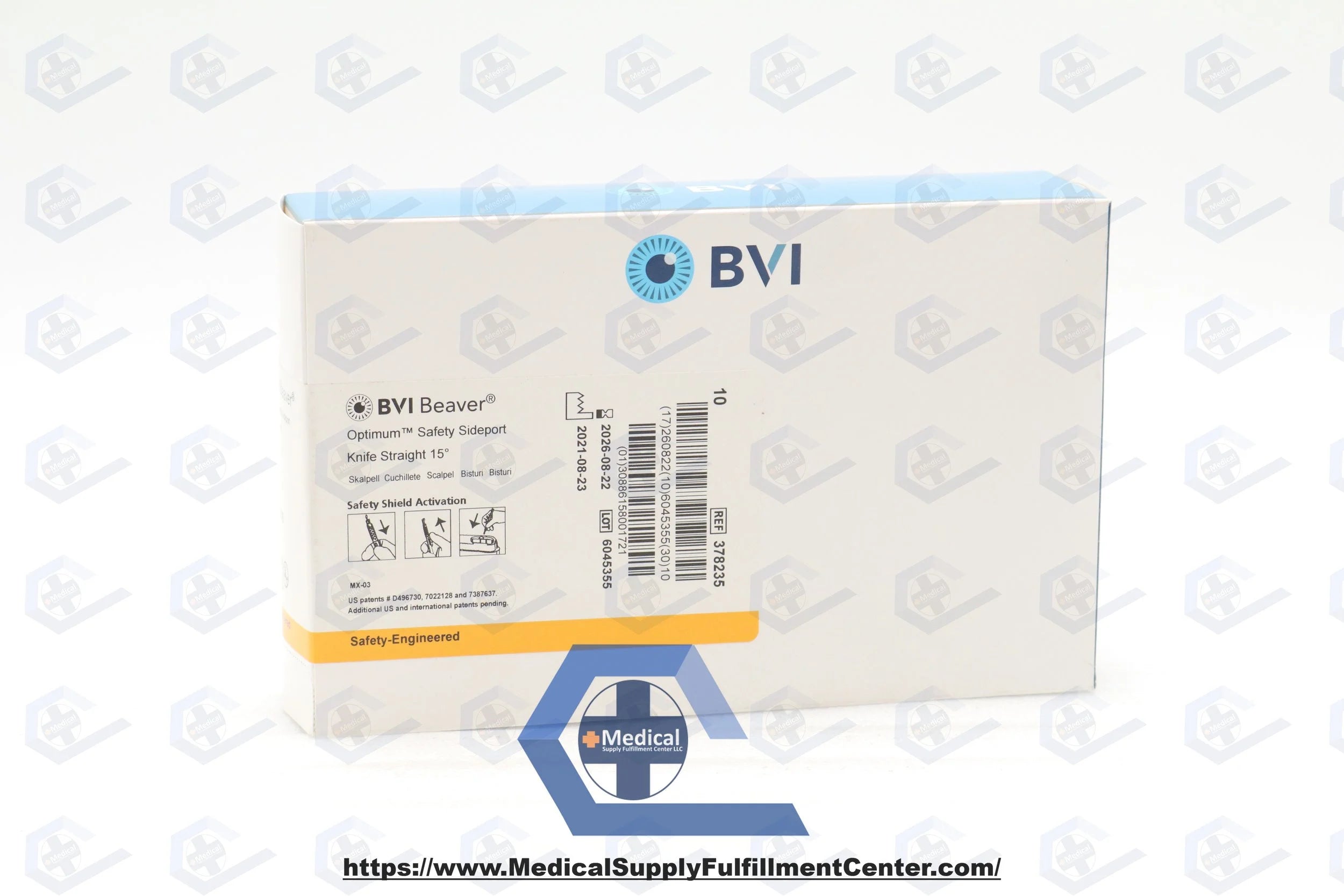 Beaver-Visitec International | 378235 | Optimum Safety Sideport Knife Straight, 15°