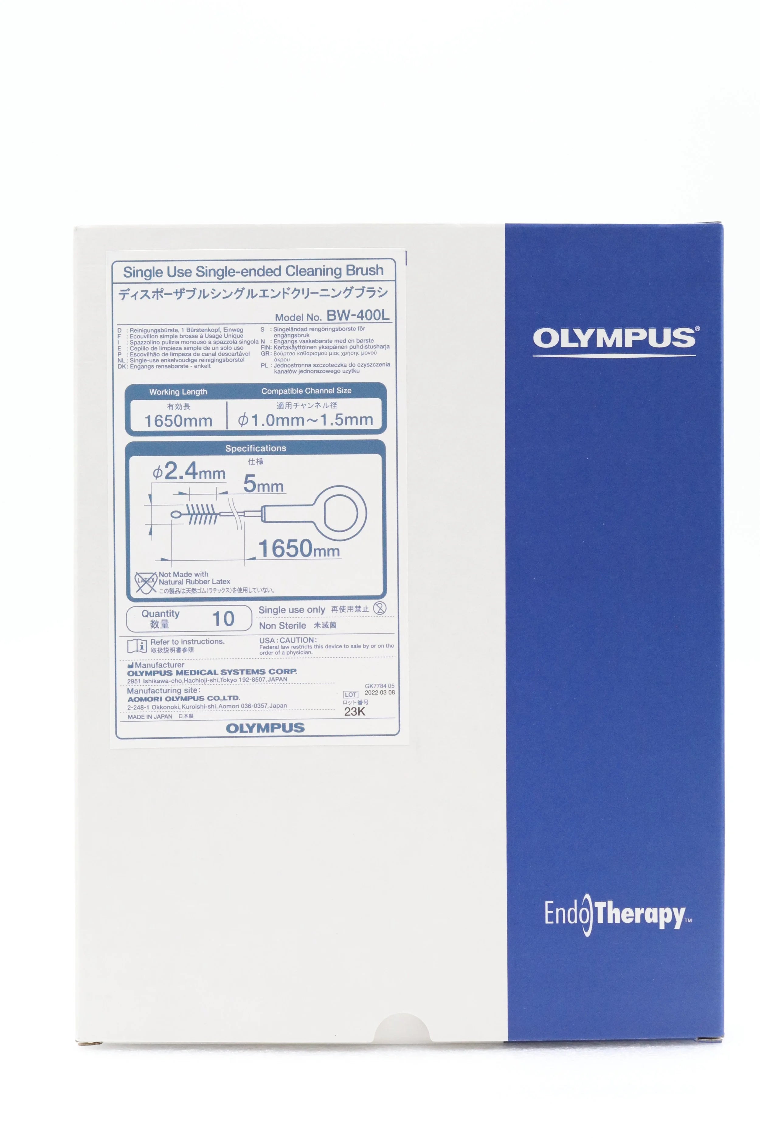 Olympus | BW-400L | Single Use Single-ended Cleaning Brush