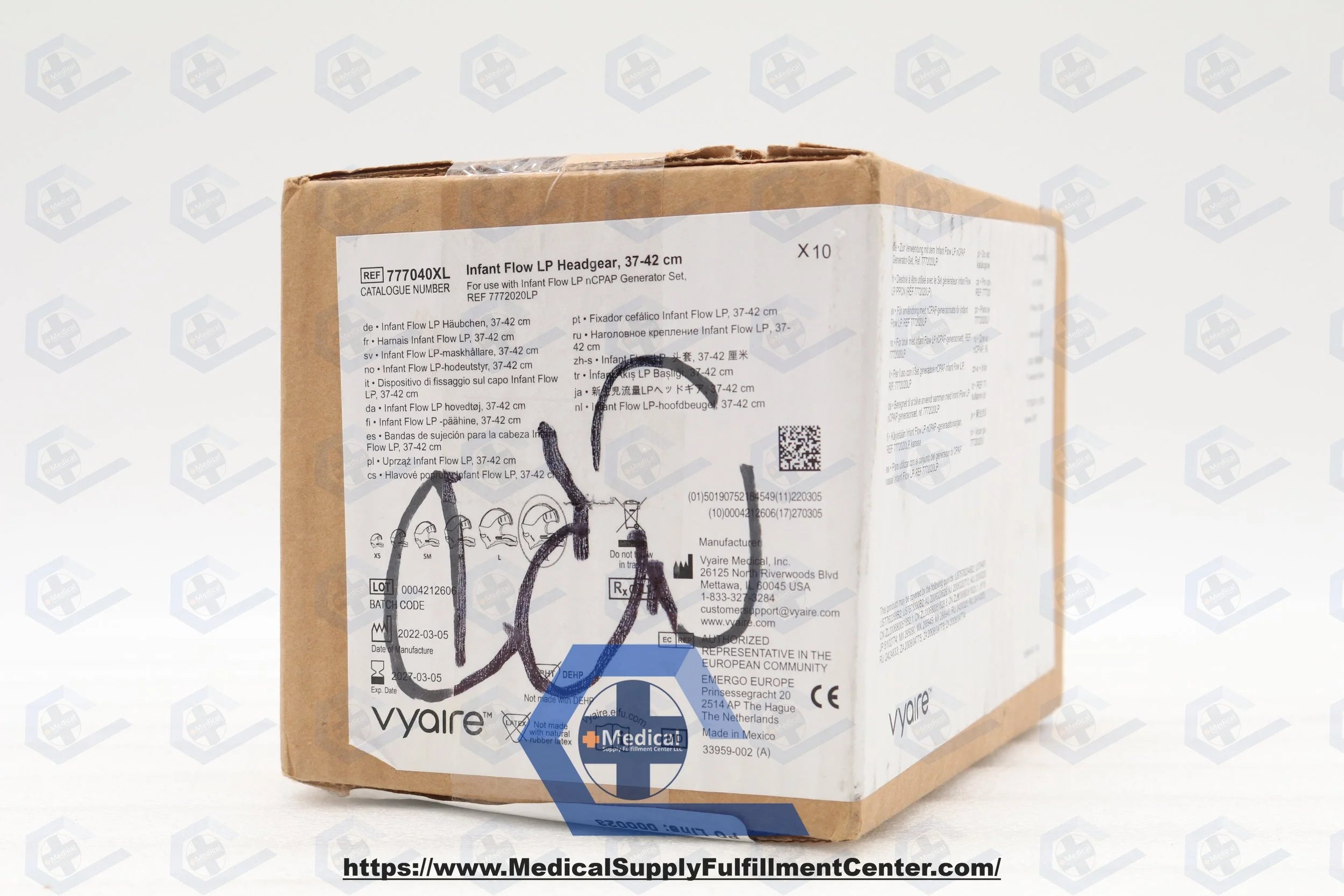 Vyaire Medical | 777040XL | Infant Flow LP Headgear and Bonnets, Size XL