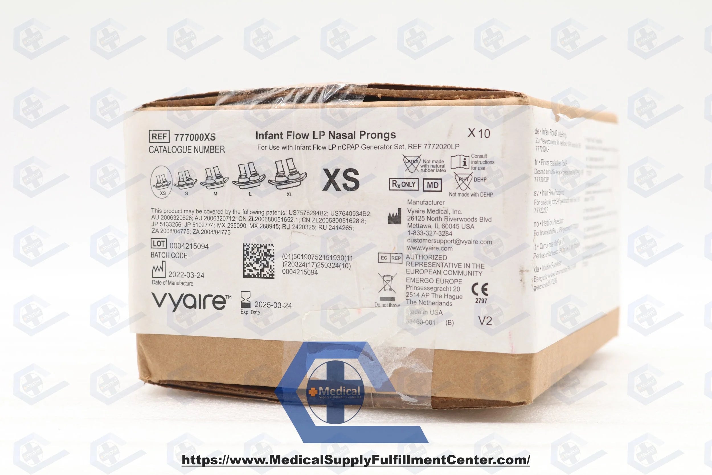 Vyaire Medical | 777000XS | Infant Flow LP Nasal Prongs - Infant Flow LP Nasal Prong, Size XS