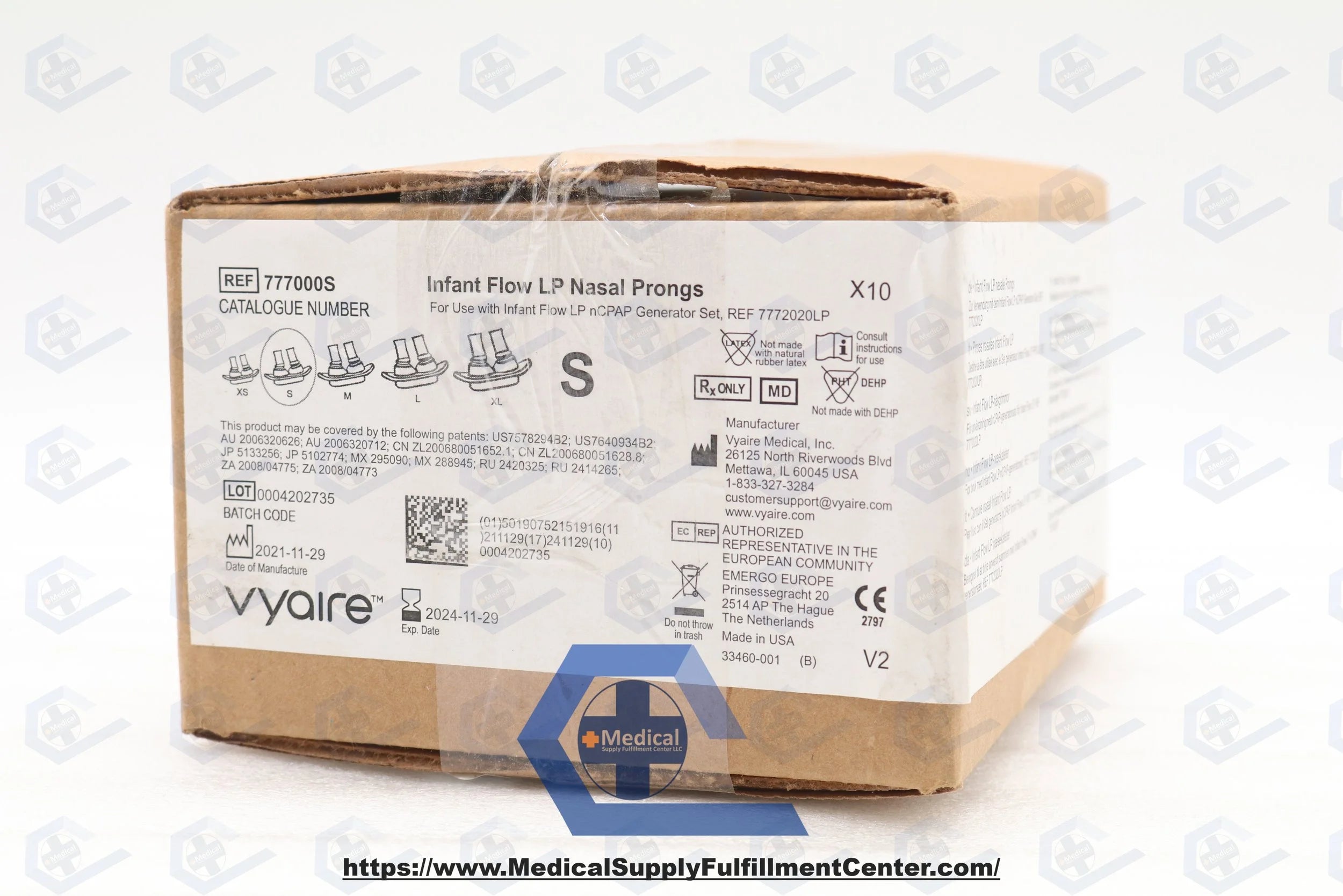 Vyaire Medical | 777000S | Infant Flow LP Generator Kits - Infant Flow LP Nasal Prong, Size S