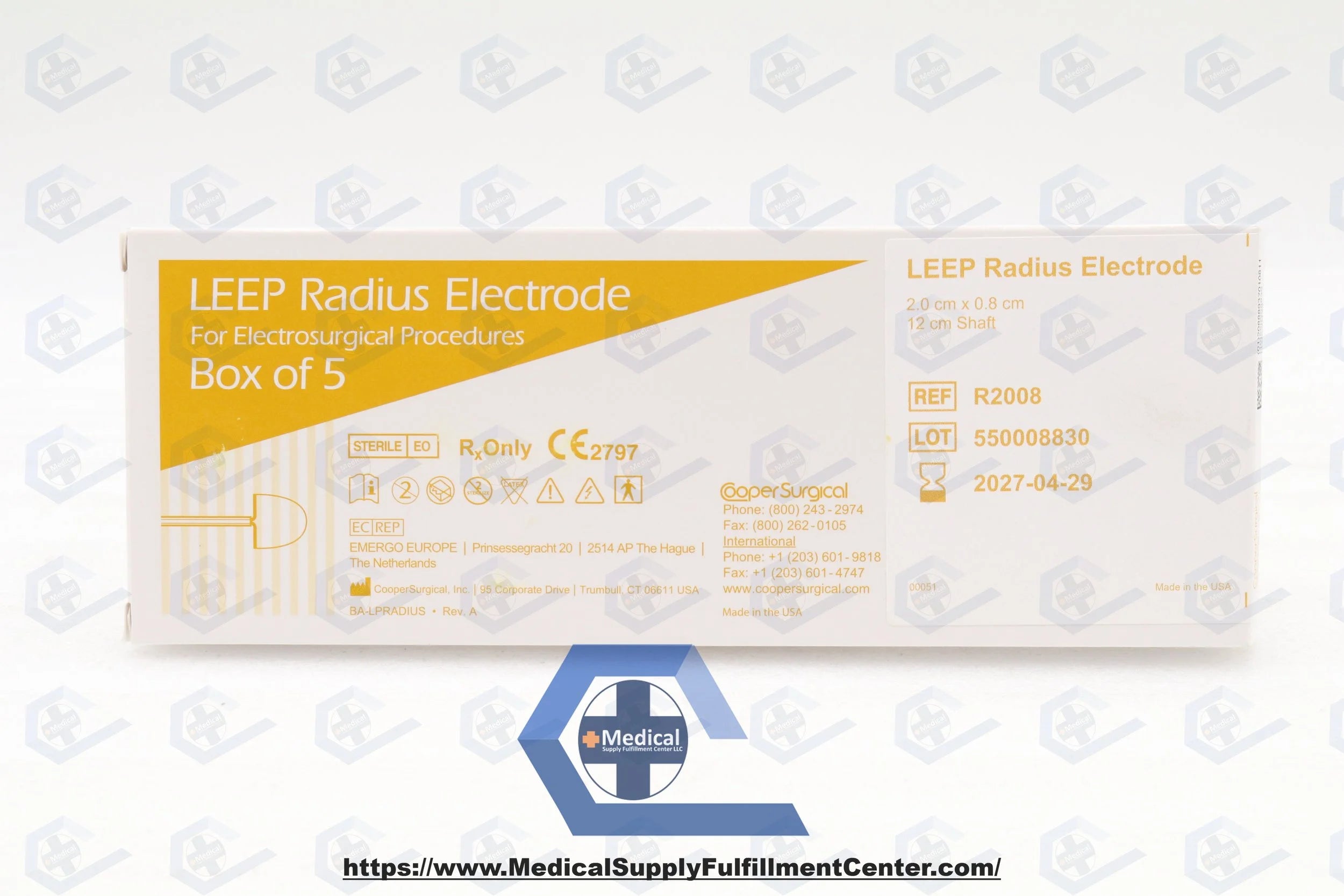Cooper Surgical | R2008 | Electrode Round Leep Disp 2x0.8x12cm