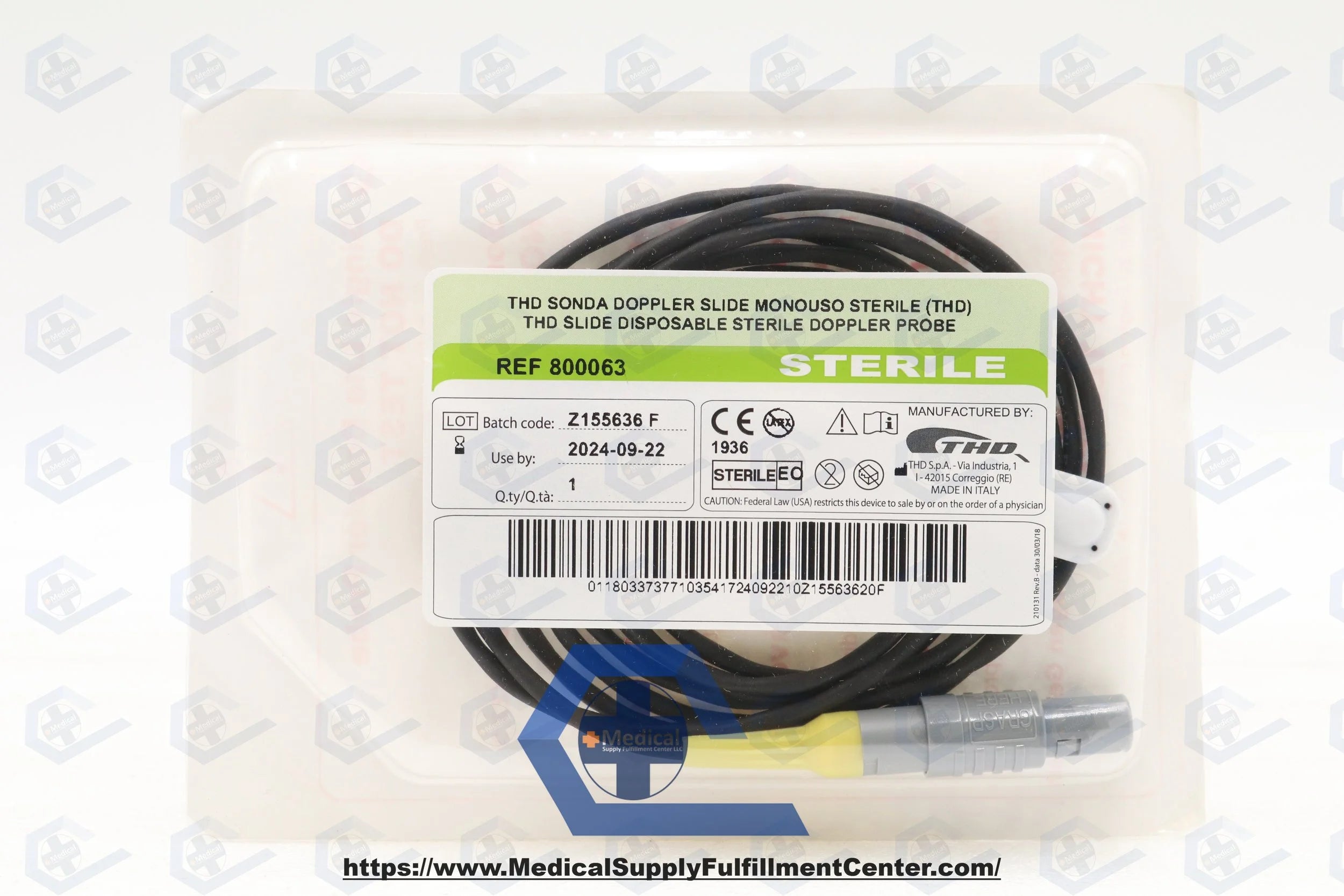 THD | 800063 | Slide Disposable Sterile Doppler Probe