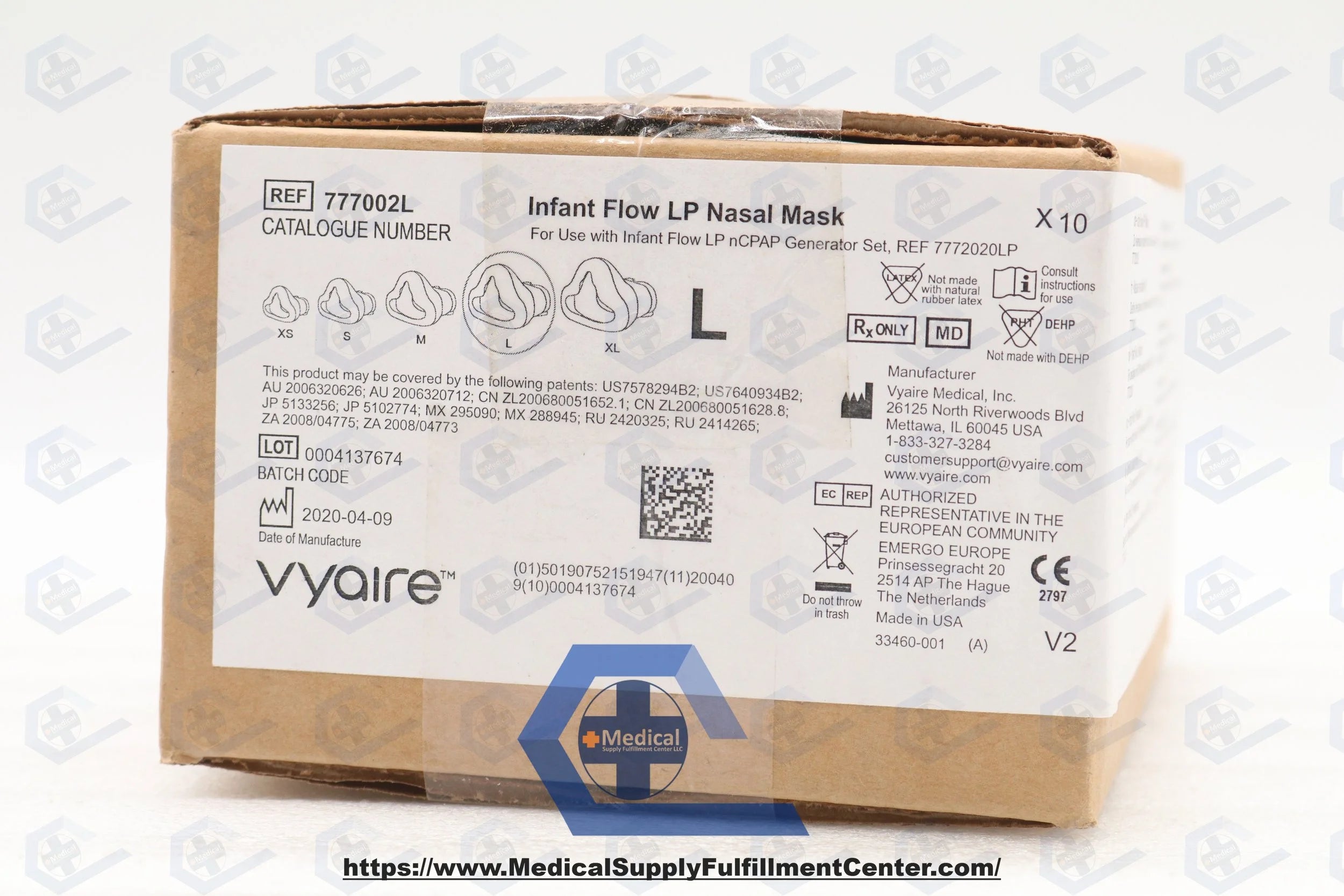 Vyaire Medical | 777002L | Infant Flow LP Nasal Mask Size L