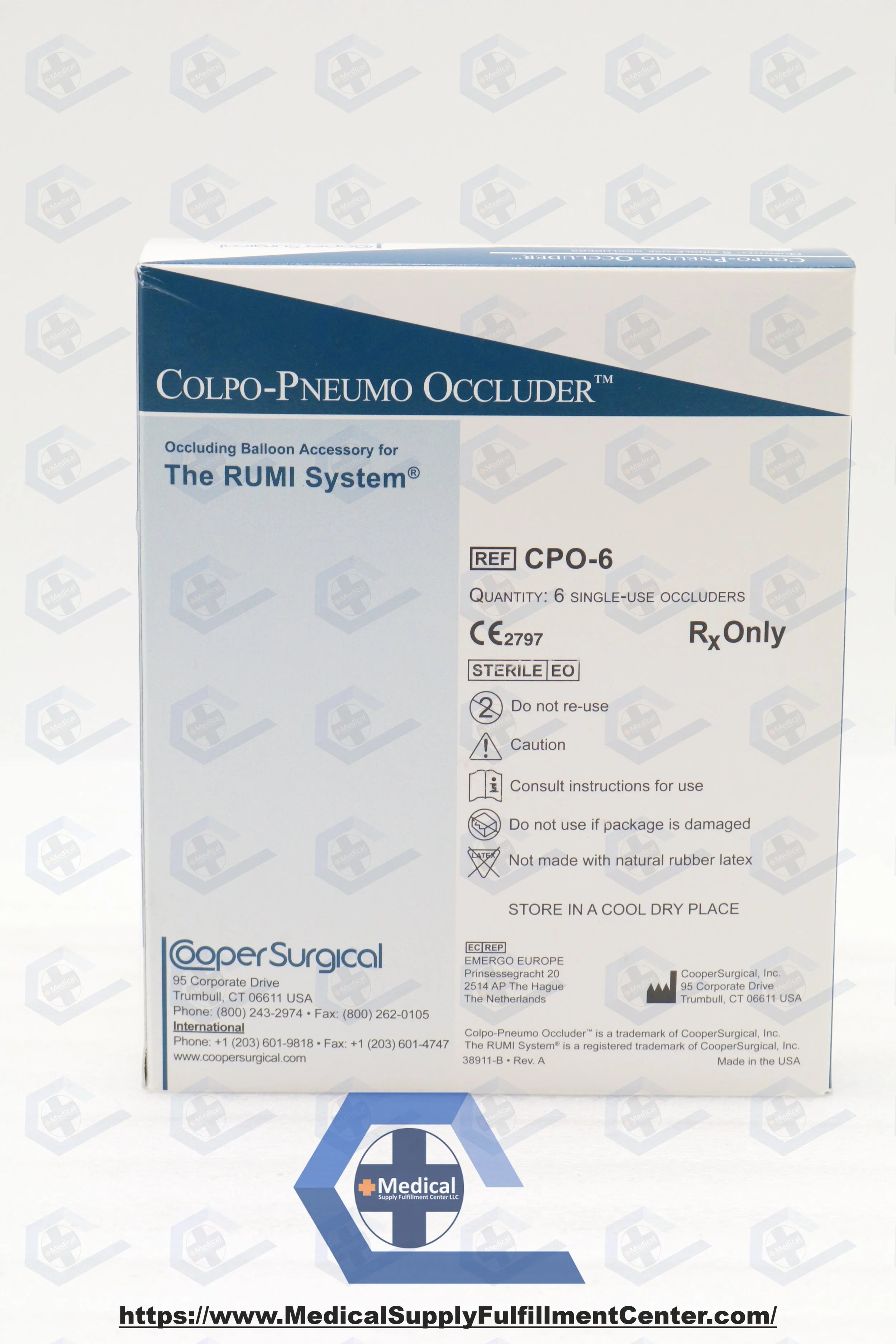 Cooper Surgical | CPO-6 | Colpo-Pneumo Occluder - Pneumo Occluder Surgical Balloon Accessory