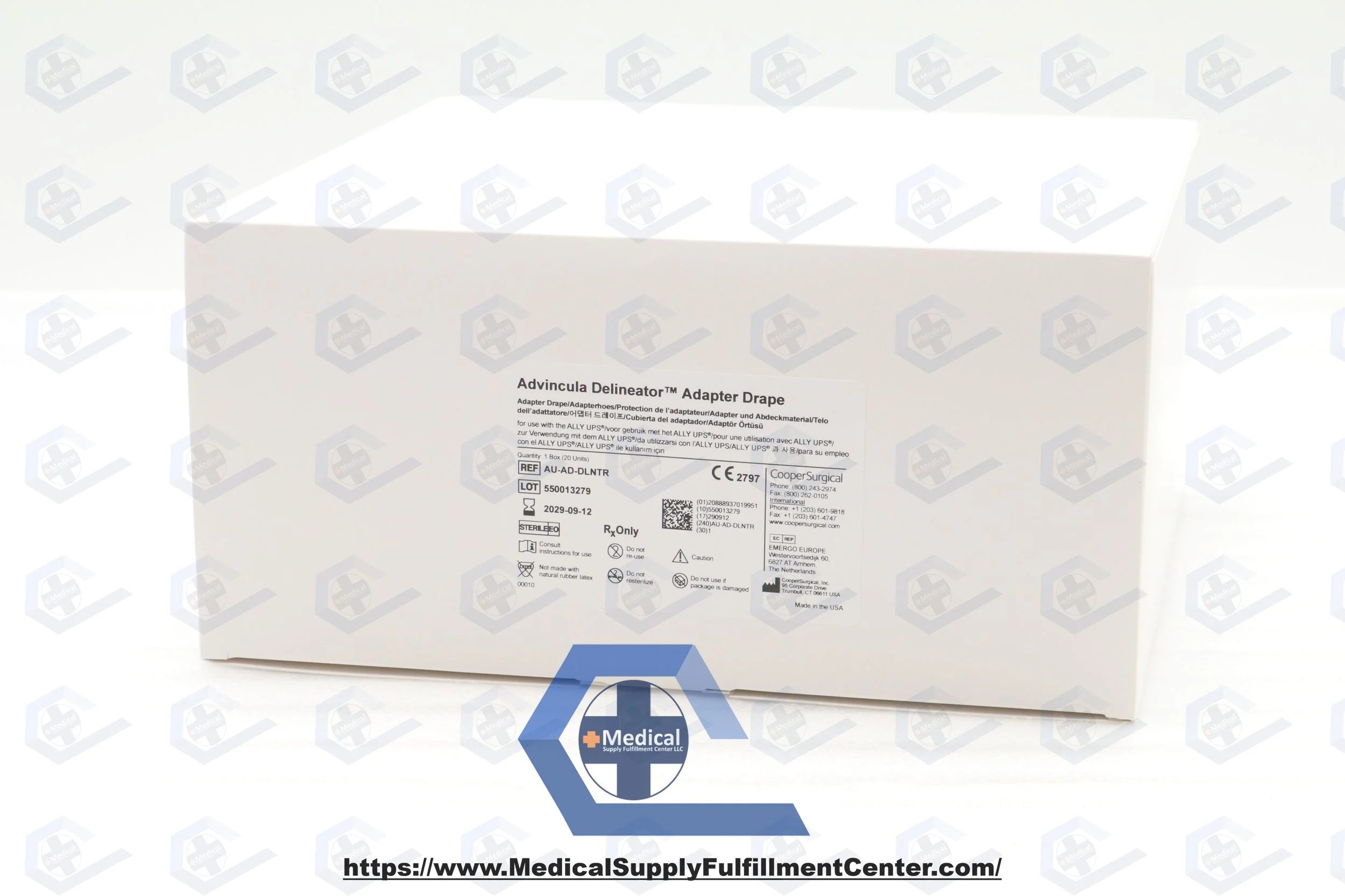 Cooper Surgical | AU-AD-DLNTR | Adapter Drape, Latex-Free, Sterile, Single-Use, For Advincula Delineator