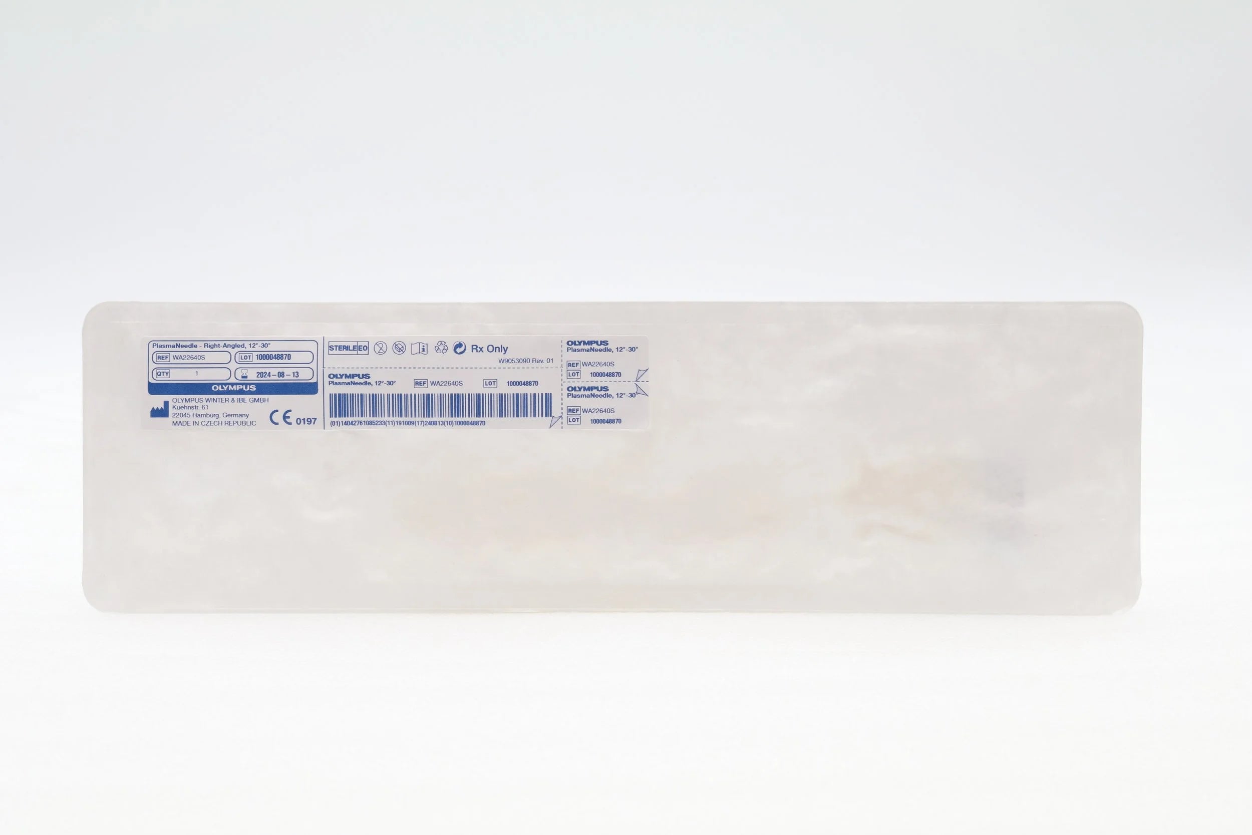 Olympus | WA22640S | PlasmaNeedle Hf-Resection Electrode with Cable, Right-Angled 24f 12°-30° PK Turis