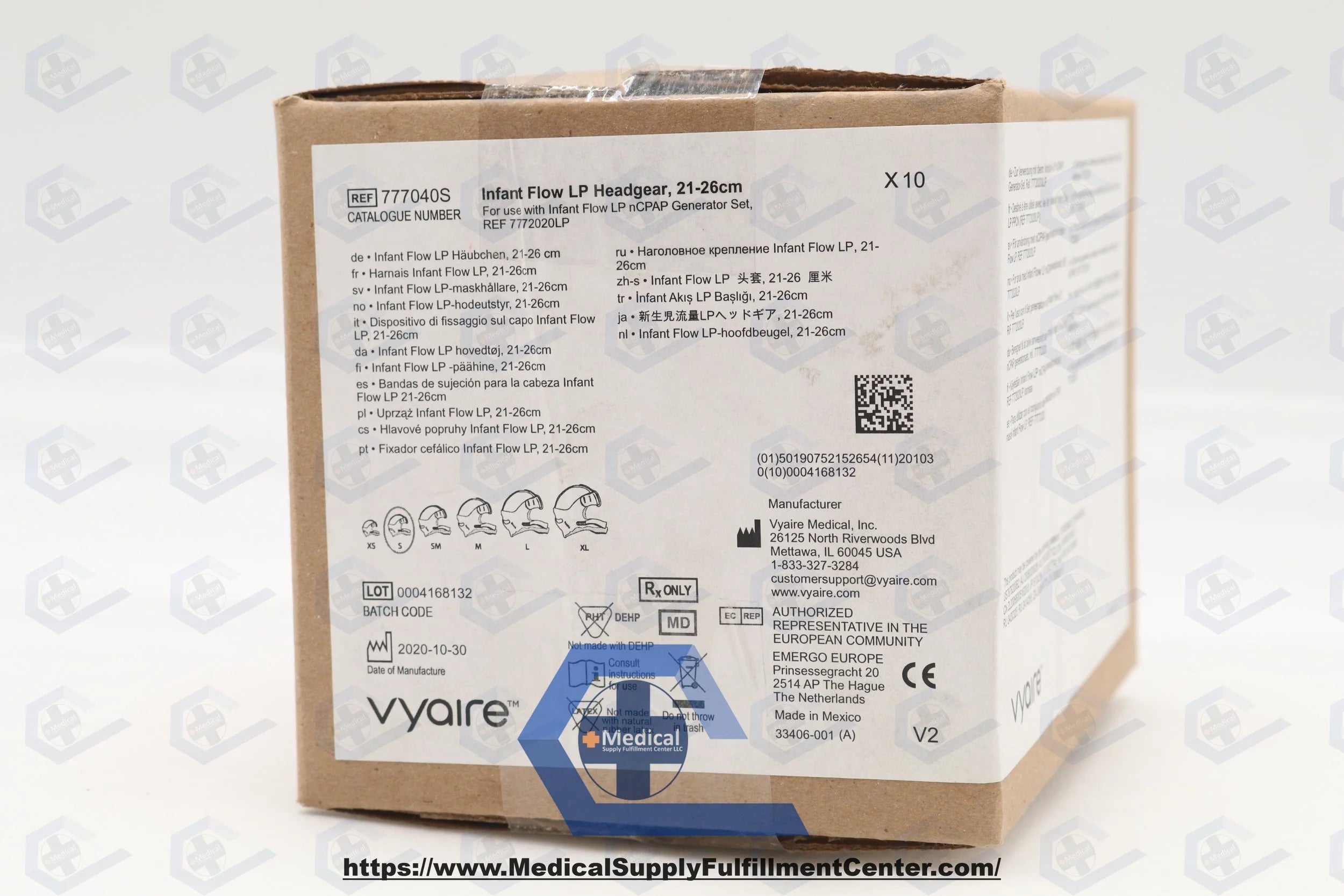 Vyaire Medical | 777040S | CAREFUSION Infant Flow LP HeadGear 21-26cm