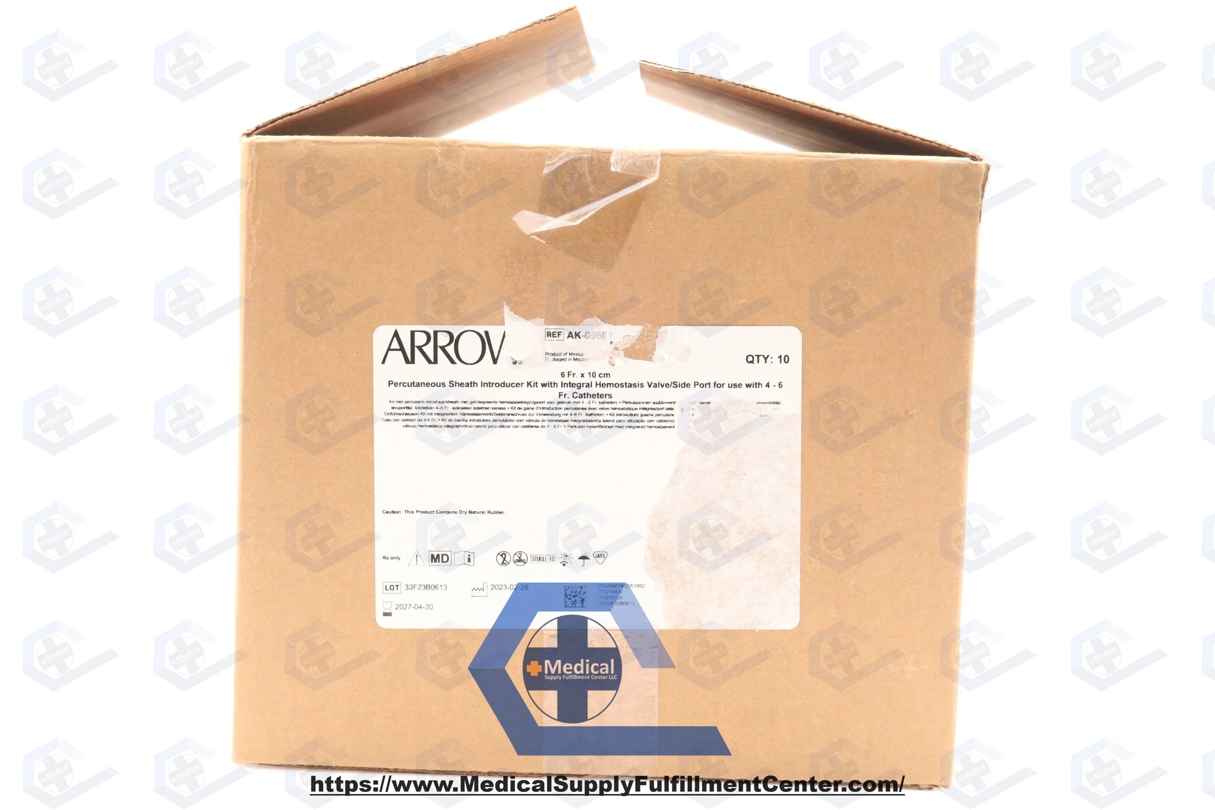 Teleflex | AK-09601 | Percutaneous Sheath Introducer Kit 6F x 10cm