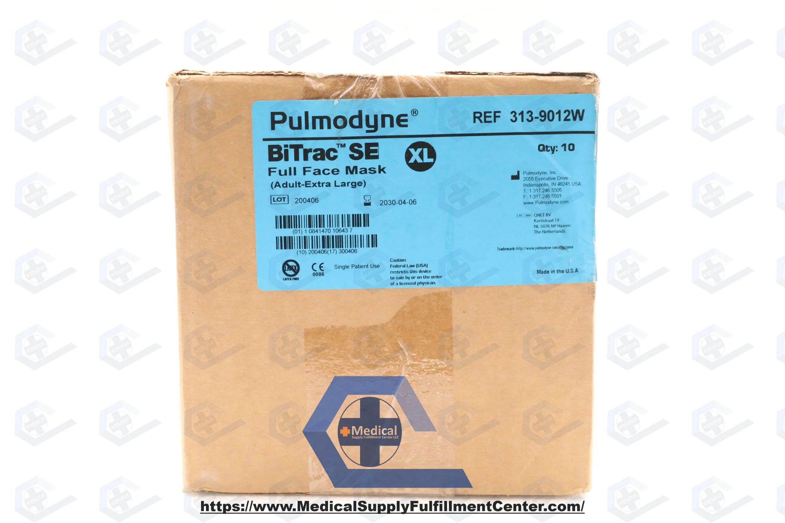 Pulmodyne | 313-9012W | Bitrac Ventilation Mask Nasal Style Adult X-Large Stabilizing Clips
