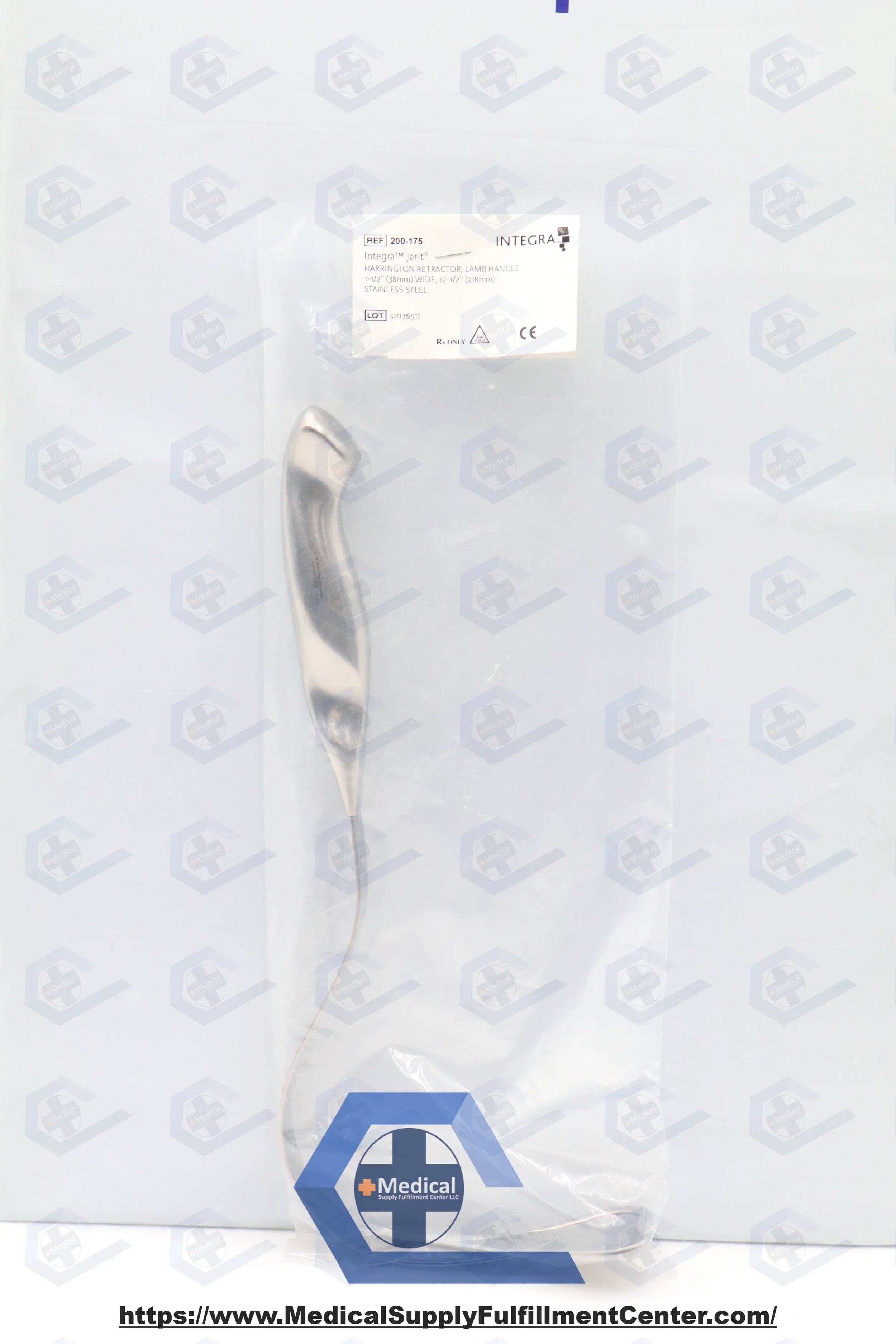 Integra | 200-175 | Harrington Retractors 12½" Stainless Steel 1¾" Wide Surgical