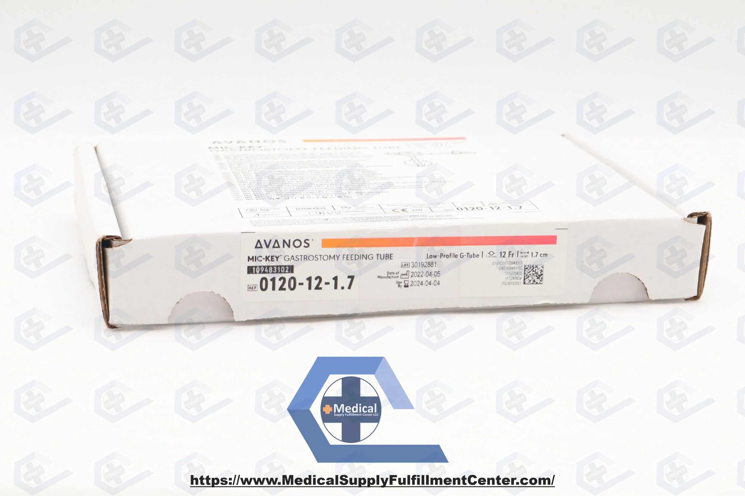 Avanos Medical | 0120-12-1.7 | MIC-KEY Low-Profile Gastrostomy Feeding Tube: 12F x 1.7cm