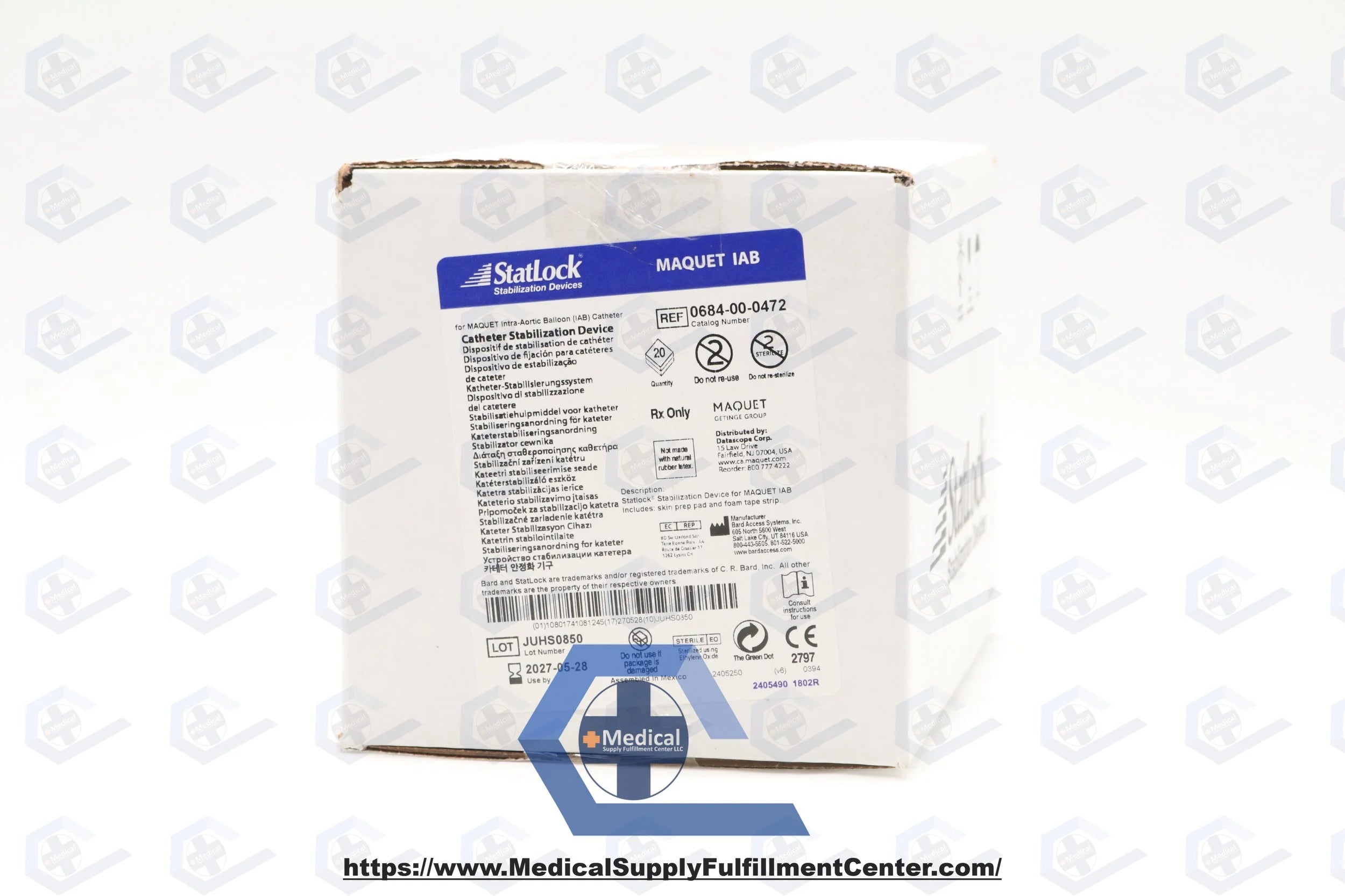 Bard | 0684-00-0472 | Maquet StatLock Stabilization Device for IAB Catheters