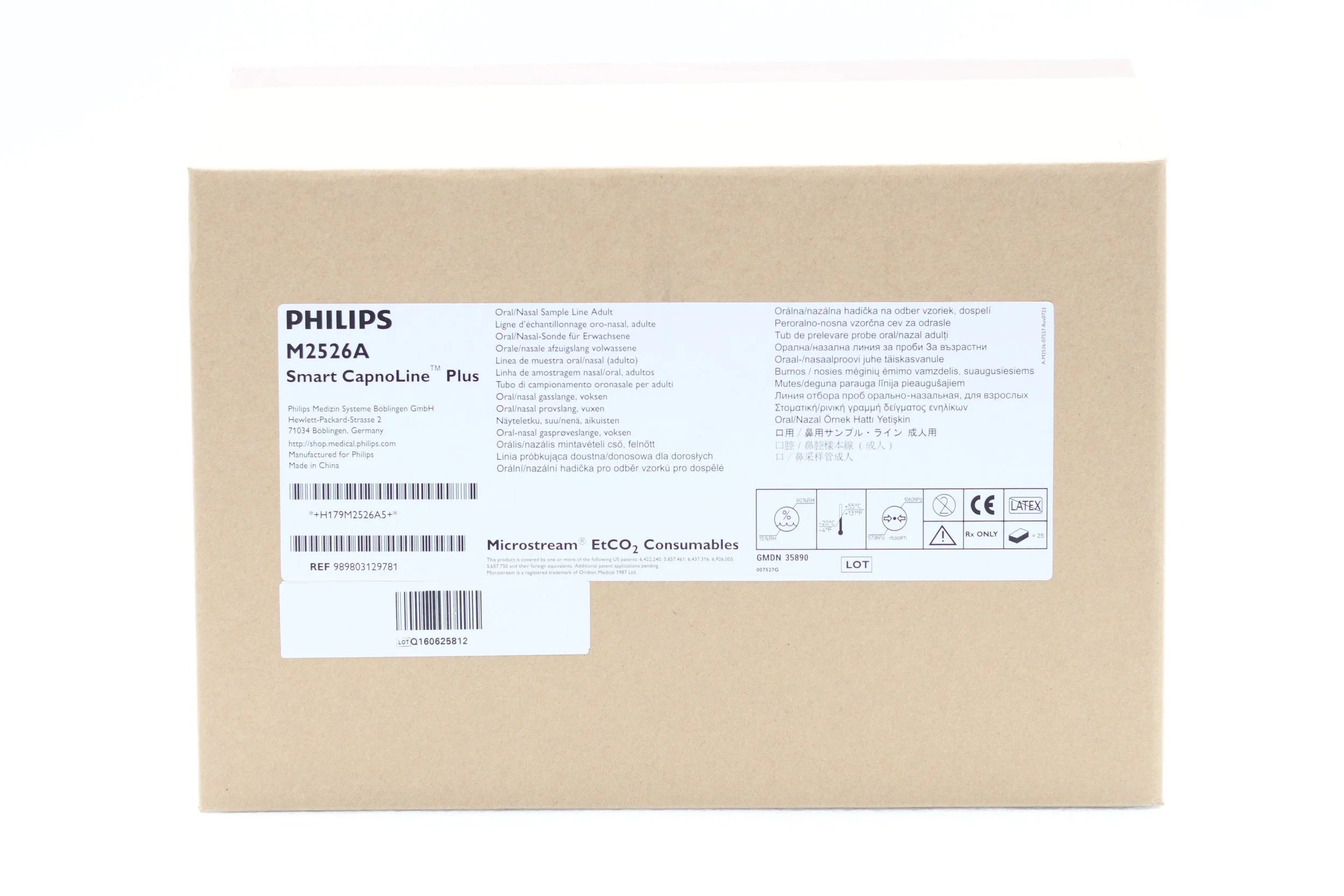 Philips | M2526A | Smart CapnoLine Plus Oral/Nasal Sample Line Adult 989803129781
