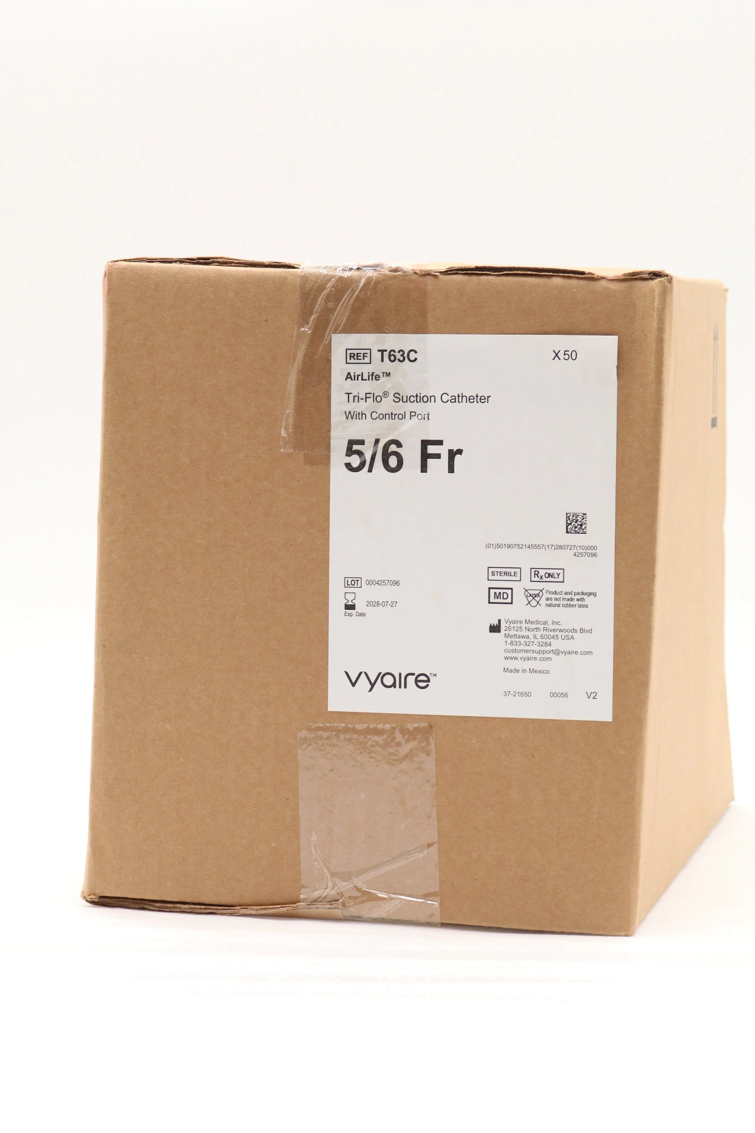Vyaire Medical | T63C | Suction Catheters - Suction Catheter, 5/6 Fr