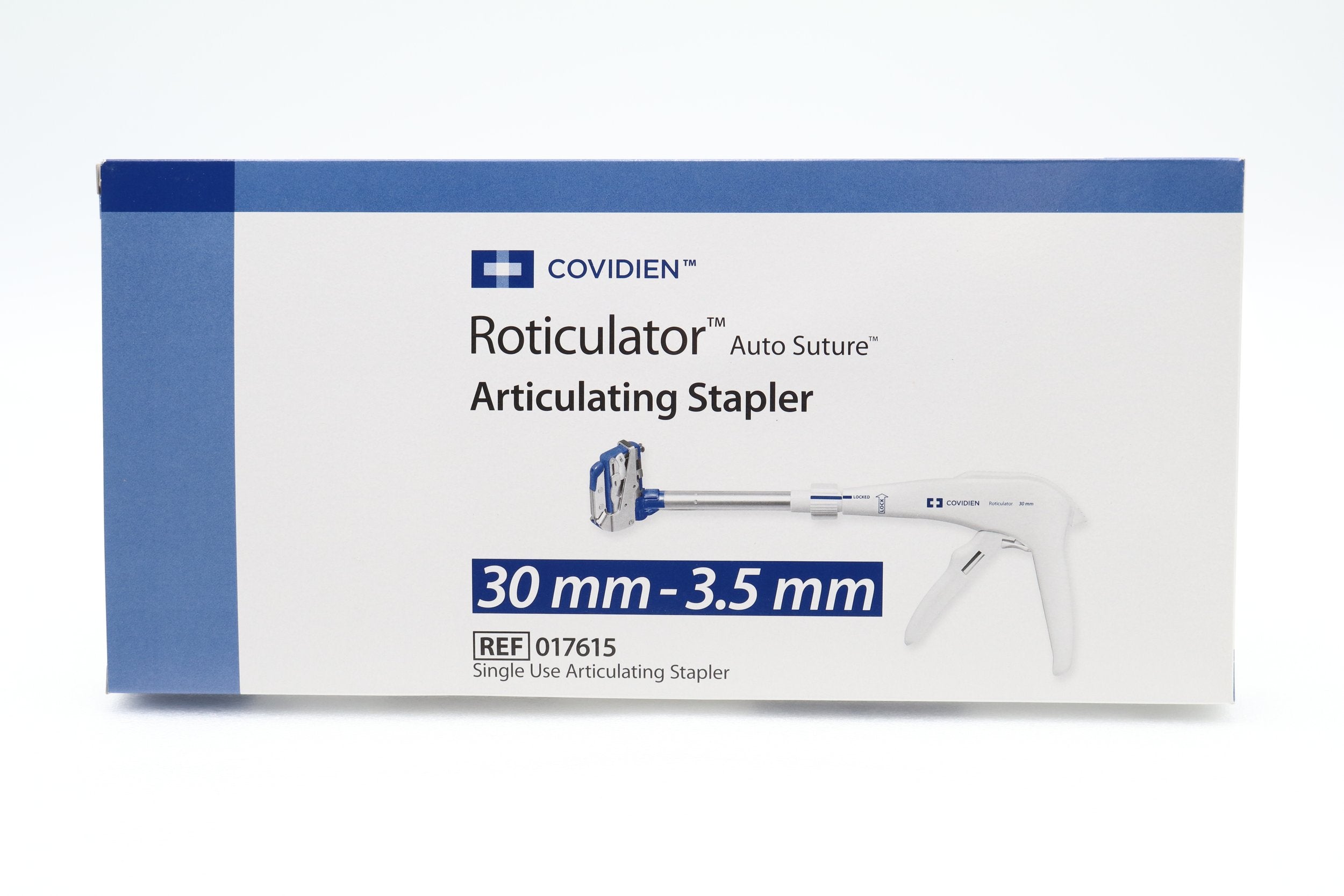 Covidien | 017615 | Roticulator Auto Suture Single Use Articulating Stapler 30mm - 3.5mm