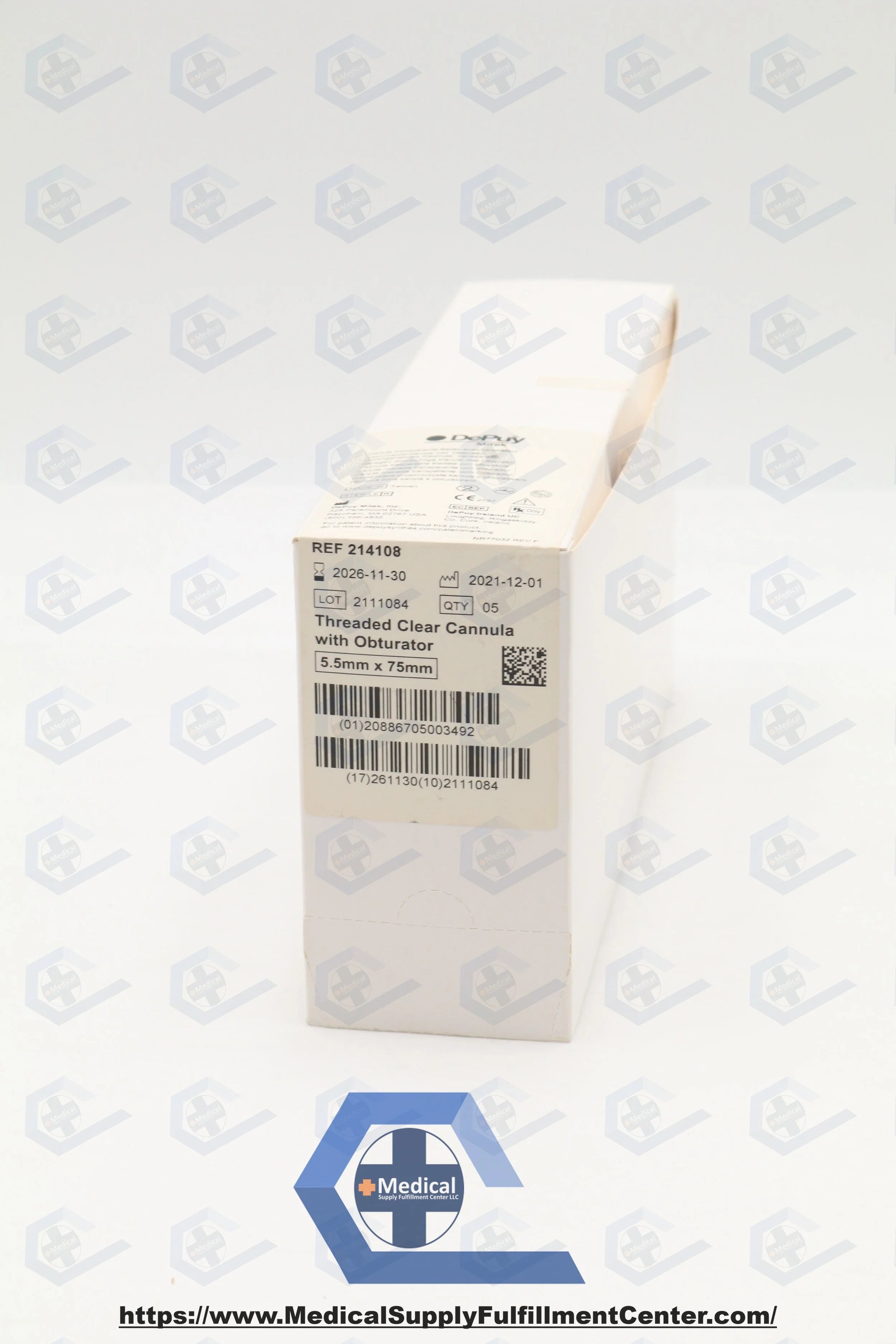 Depuy Synthes | 214108 | Threaded Clear Cannula 5.5mm