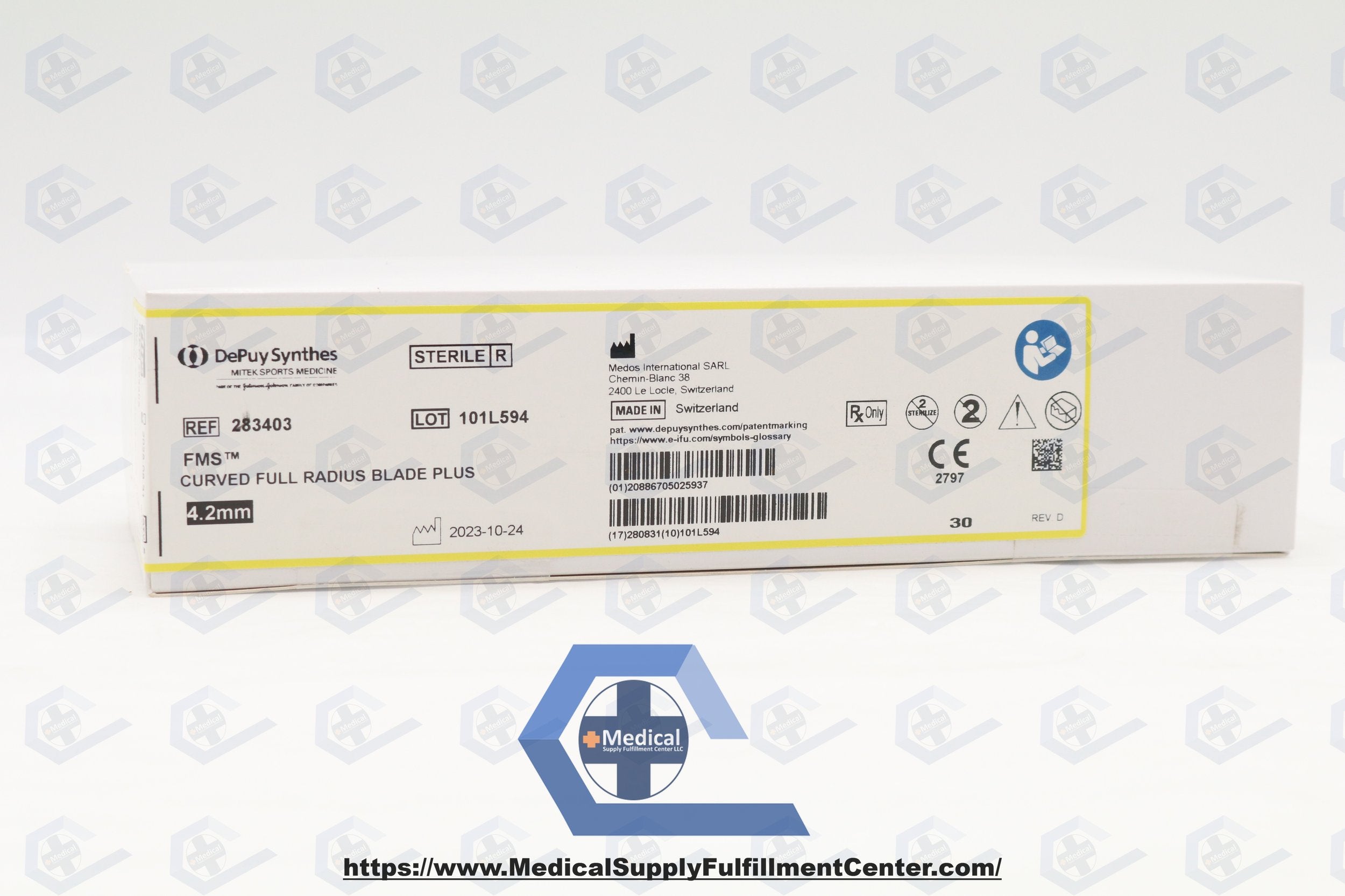 Depuy Synthes | 283403 | FMS CURVED FULL RADIUS BLADE PLUS 4.2MM