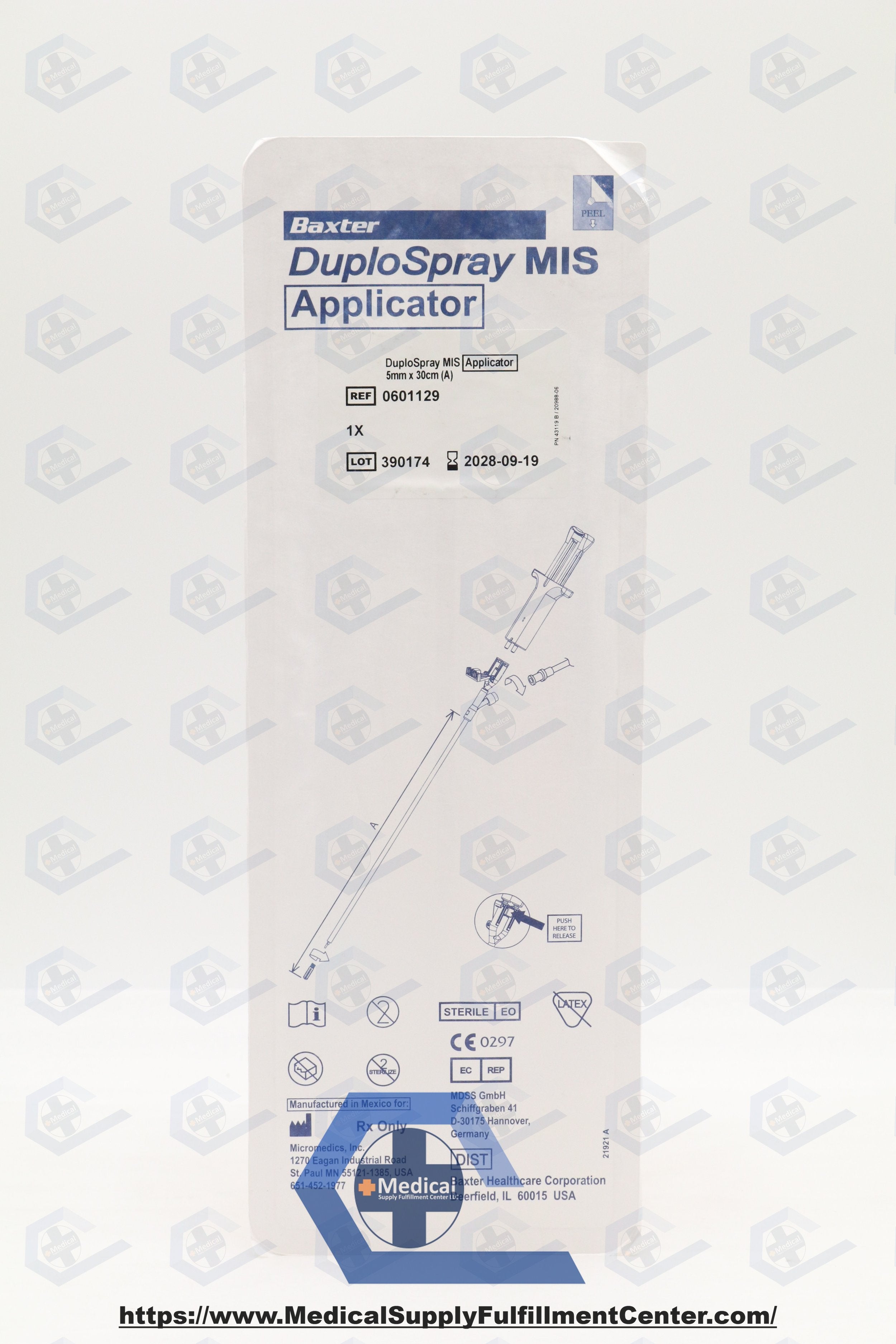 Baxter | 0601129 | DuploSpray MIS Applicator 5mm x 30cm