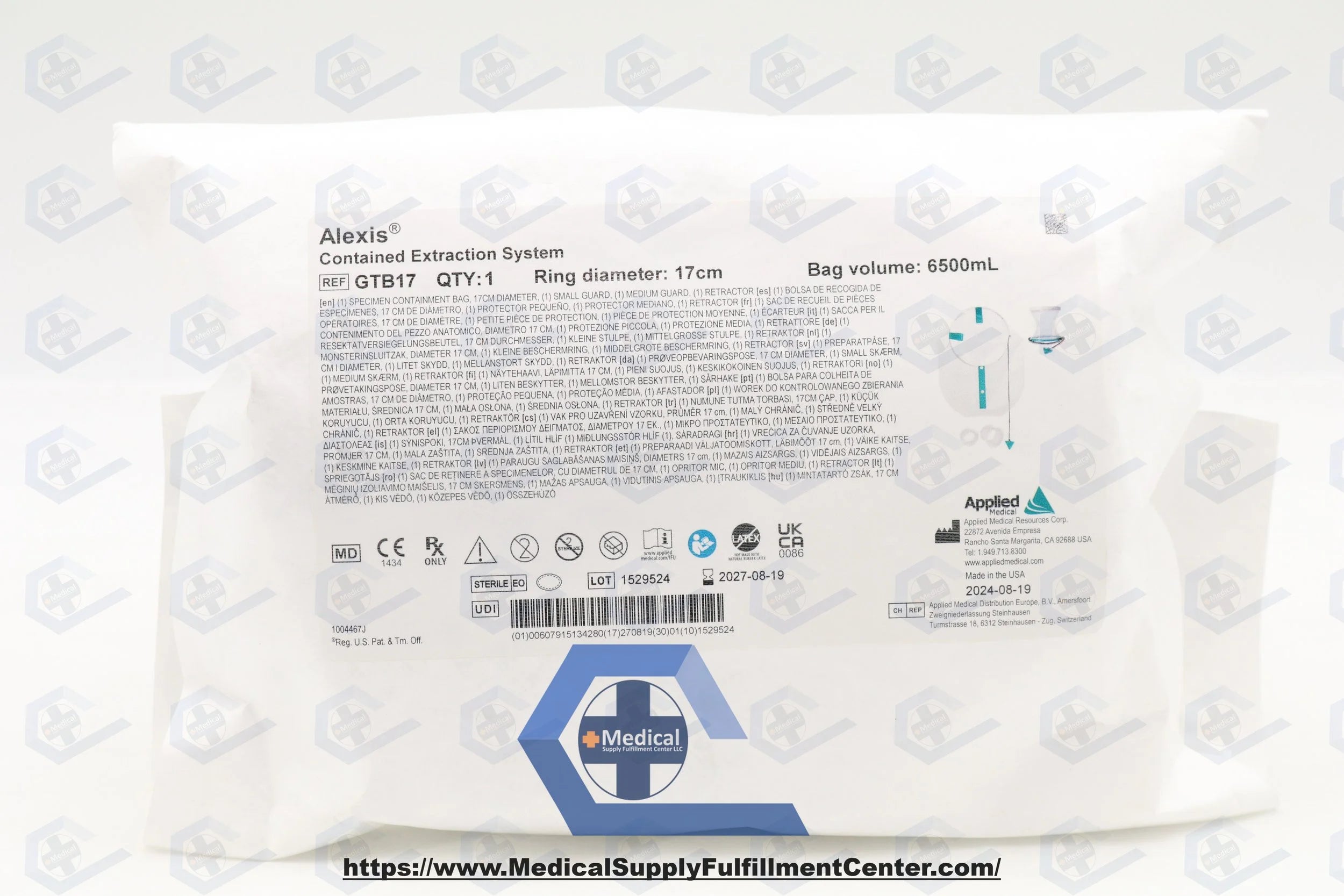 Applied Medical Technology | GTB17 | Alexis Contained Extraction System, 17cm