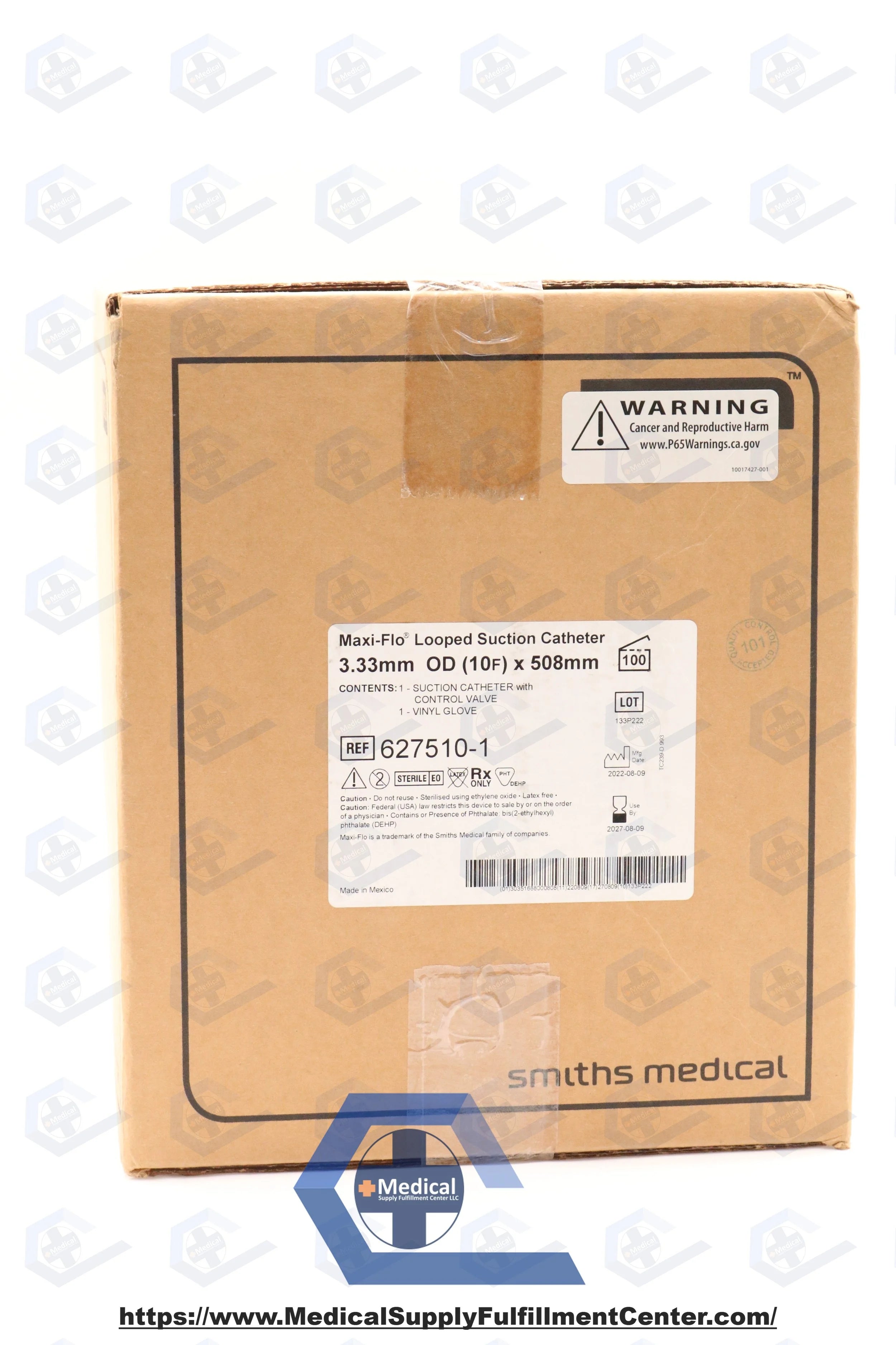 Smiths Medical | 627510-1 | Maxi-Flo Suction Catheter, 10fr