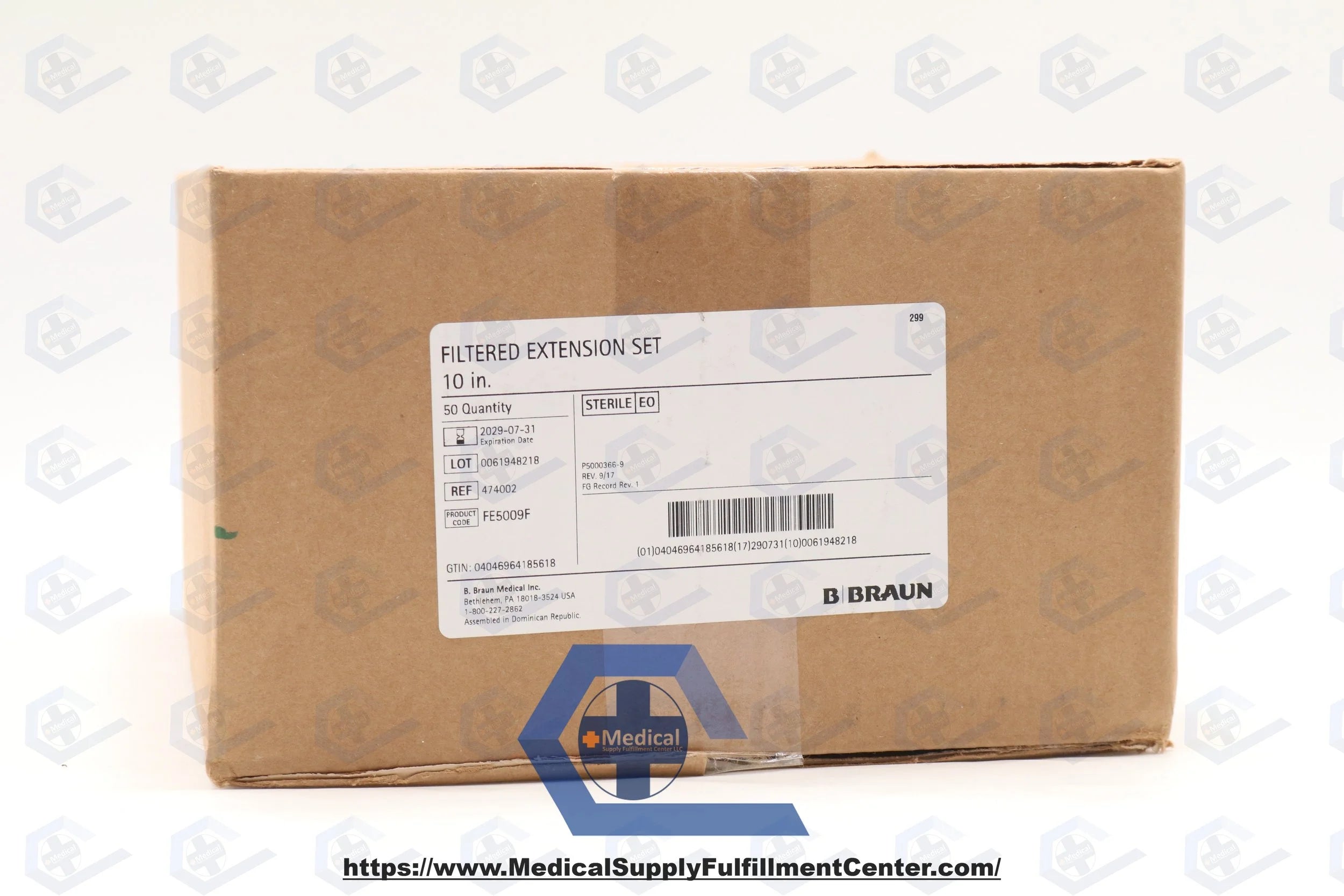 B Braun | 474002 | Extension Set with 5 Micron Filter 10 Inch for Safe and Efficient IV Therapy