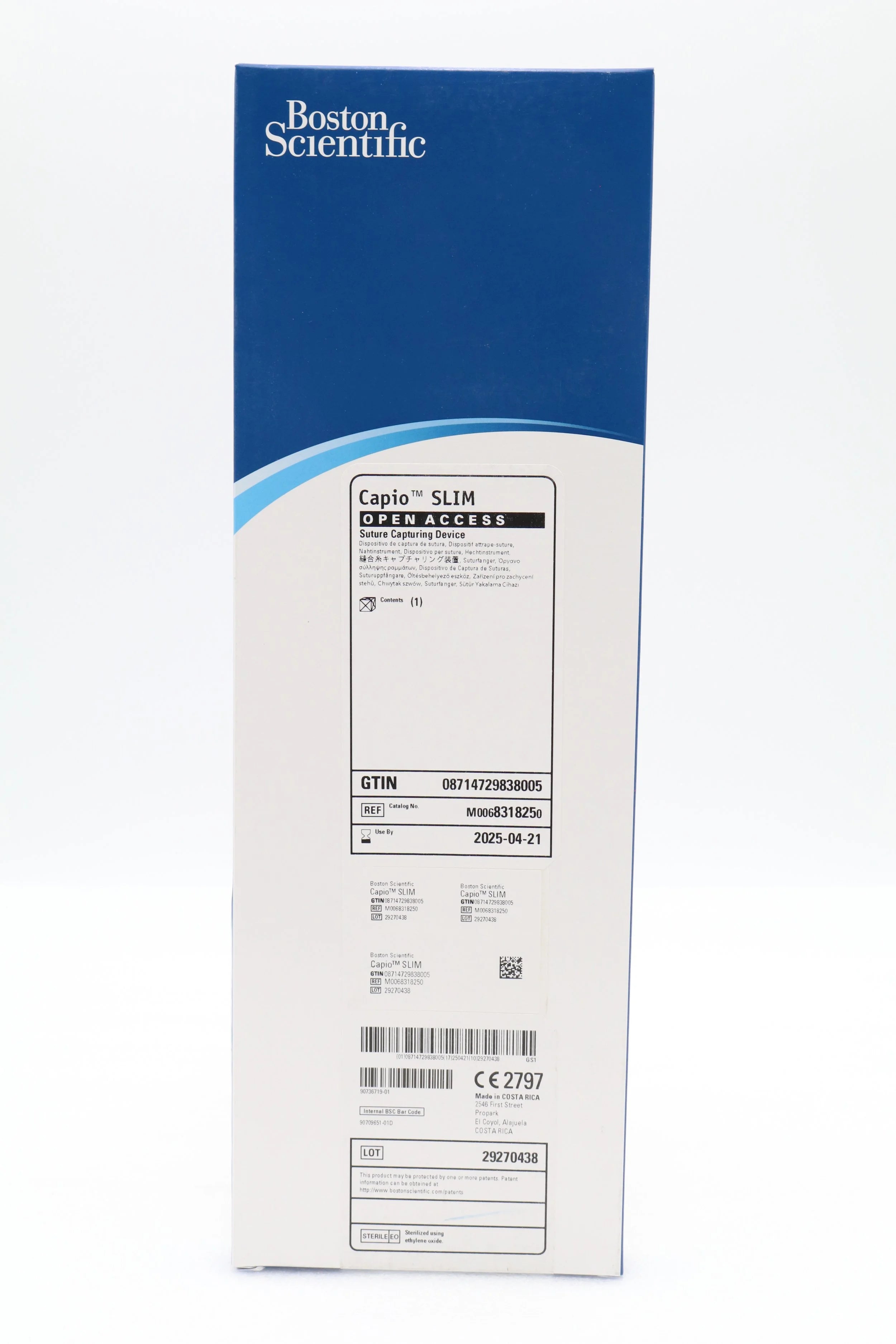 Boston Scientific | 831825 | M0068318250 Capio SLIM OPEN ACCESS Suture Capturing Device