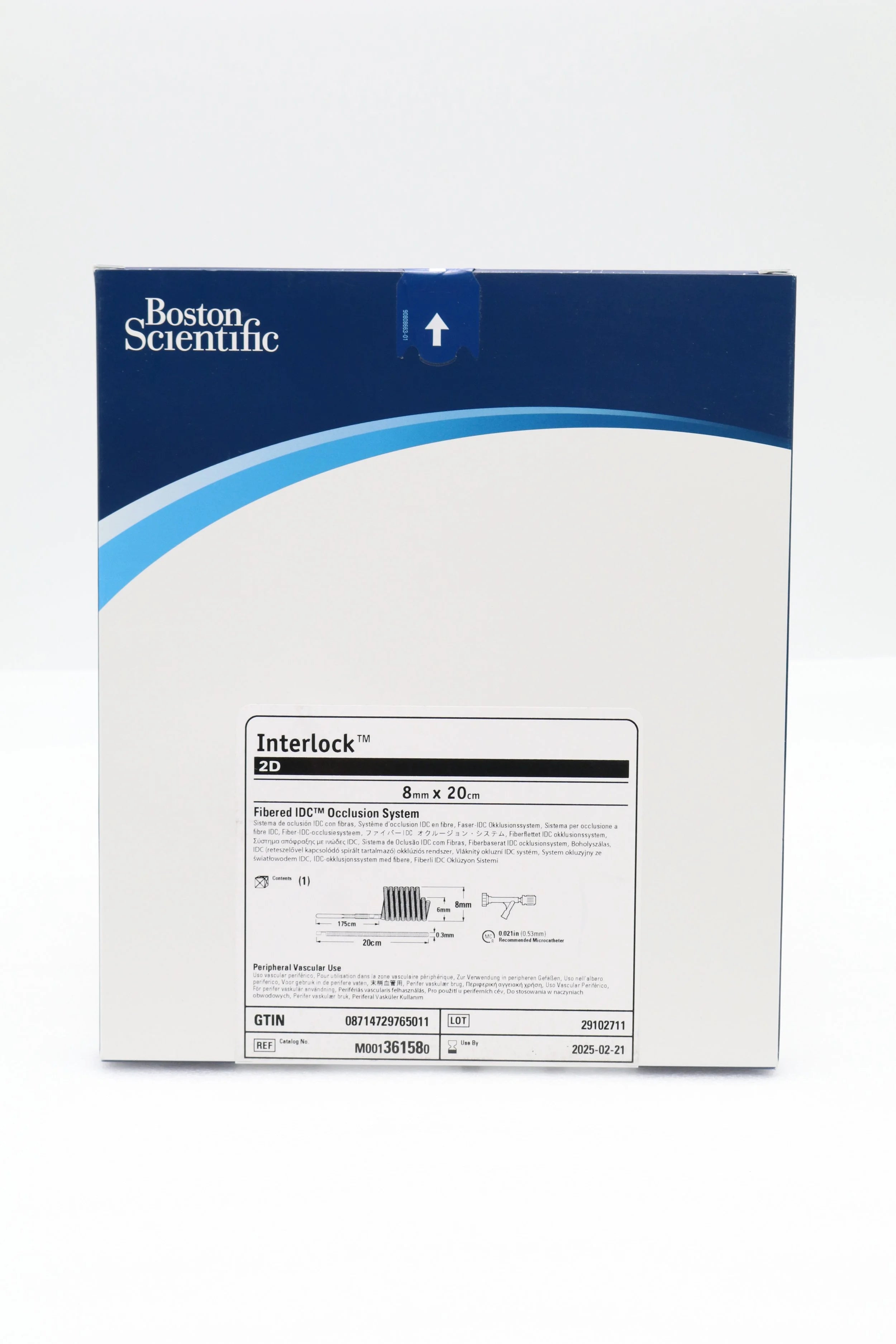 Boston Scientific | 36158 | M001361580 Interlock 2D Fibered IDC Occlusion System 8mm x 20cm