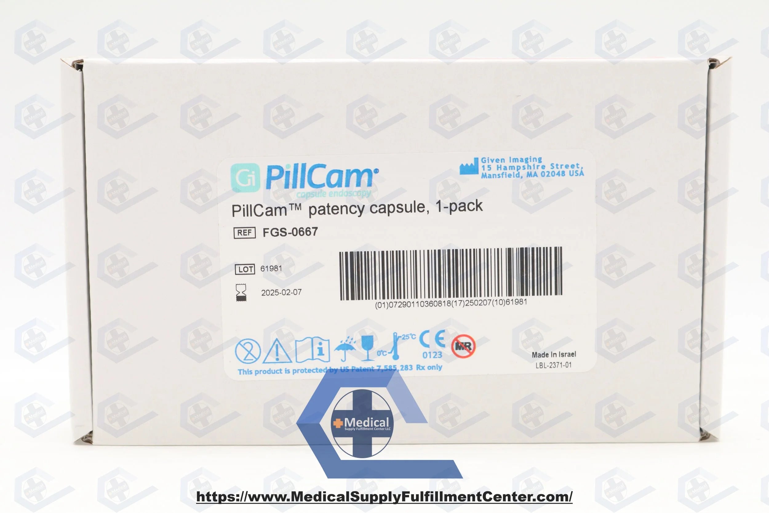 GIVEN IMAGING | FGS-0667 | FGS-0668 PillCam Patency Capsule