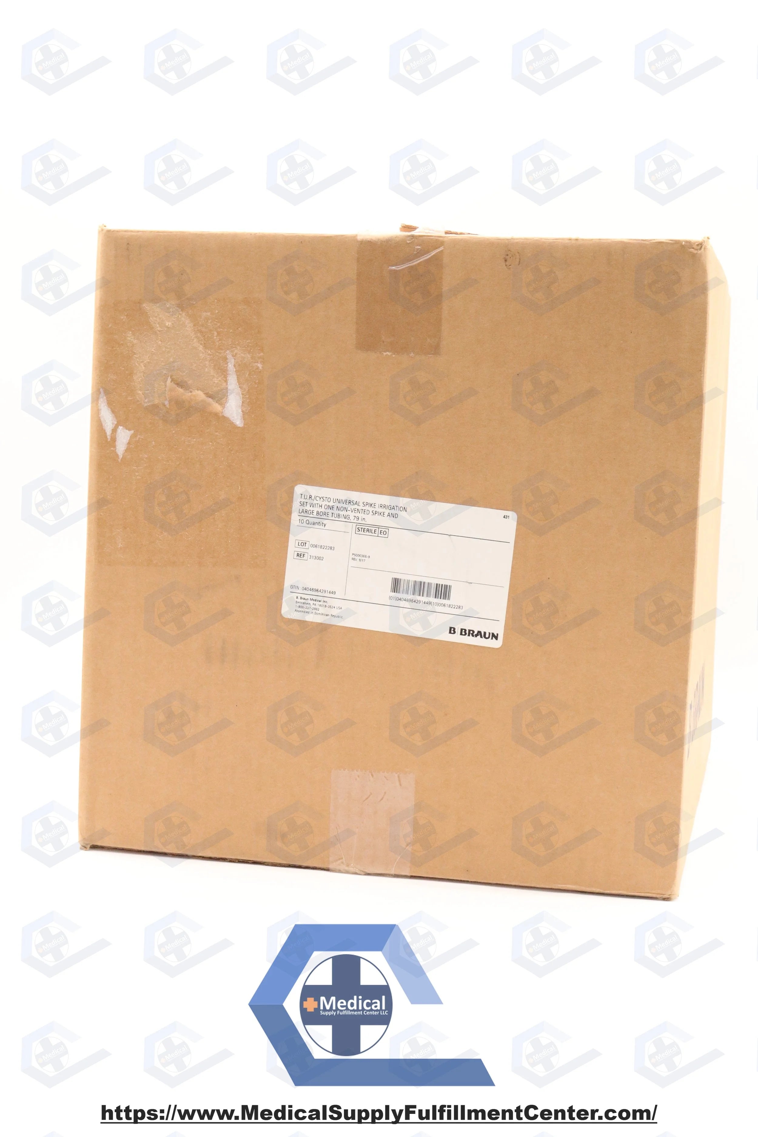 B Braun | 313002 | T.U.R. Cysto-Bladder Irrigation Set PIC 0.281 Inch ID 80 Inch 1 Lead Plastic