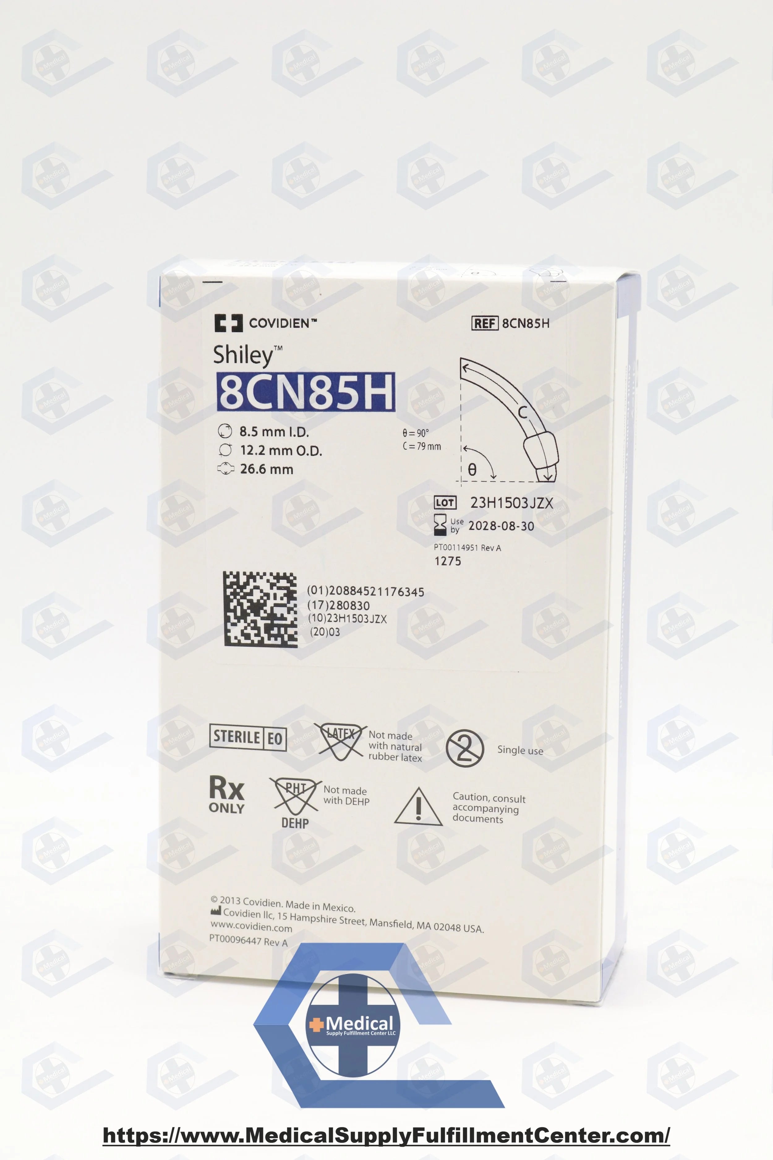 Covidien | 8CN85H | Shiley Adult Flexible Tracheostomy Tube with TaperGuard Cuff Disposable Inner Cannula