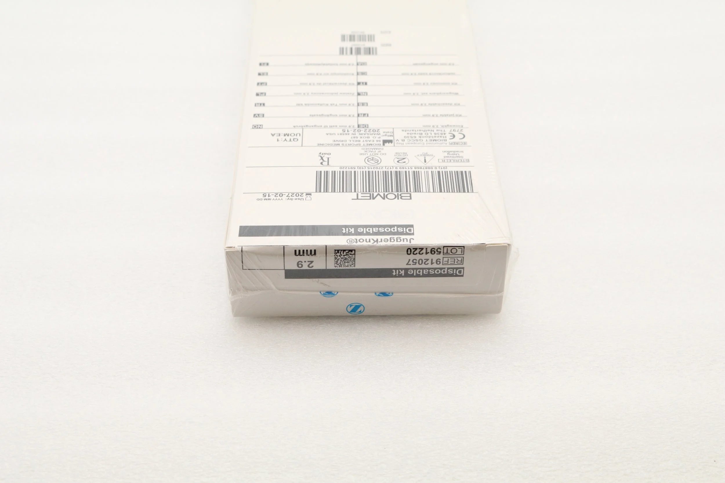Zimmer Biomet | 912057 | JuggerKnot Disposable kit 2.9mm