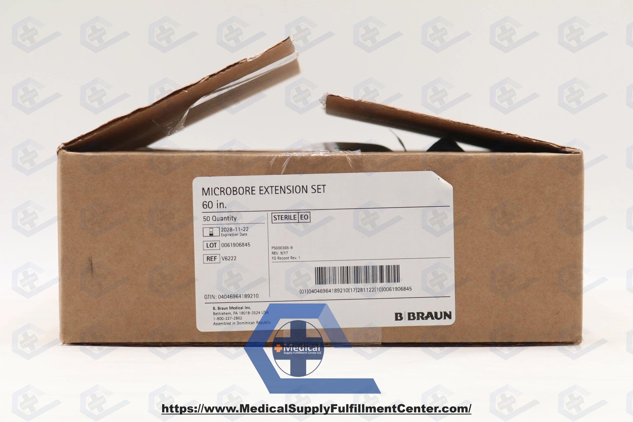 B Braun | V6222 | Microbore Extension Sets Syringe Pump IV Extension Set