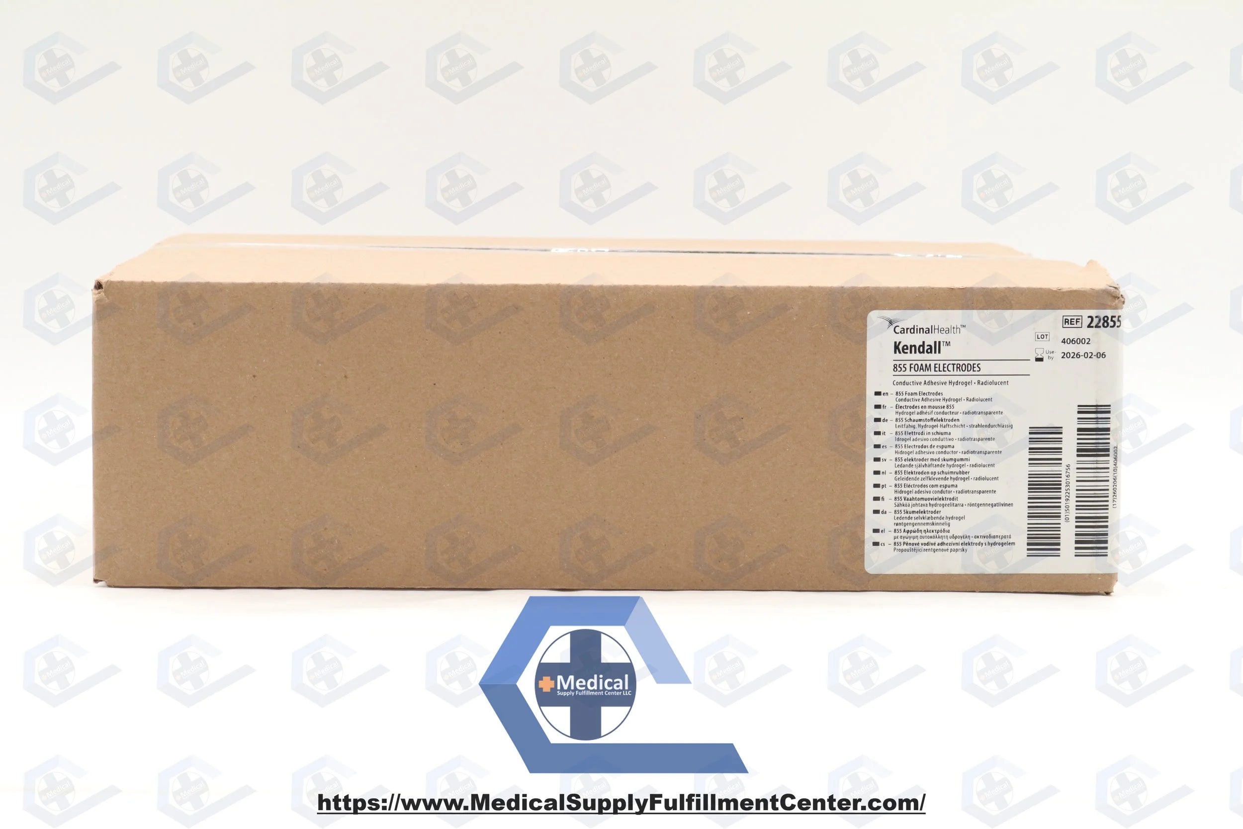 Cardinal Health | 22855 | Kendall 850 Series Radiolucent Foam Electrode - Medi-Trace 855 Foam Electrode, Radiolucent