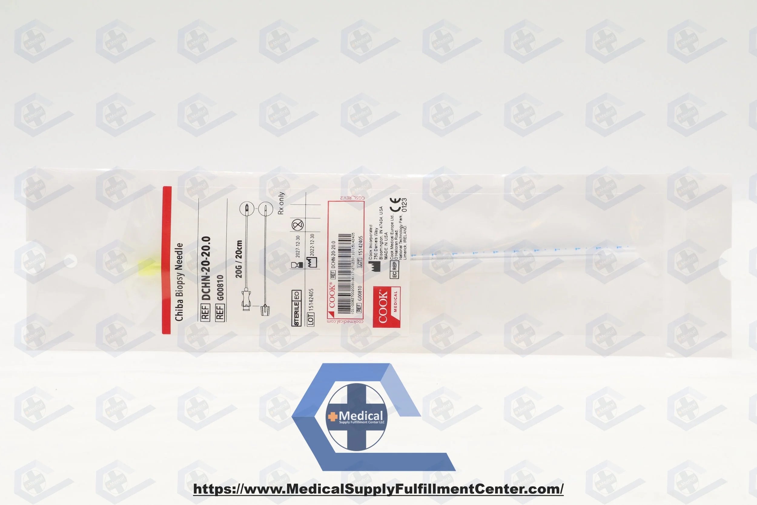 Cook Medical | G00810 | Chiba Biopsy Needle, 20G x 20 cm Length