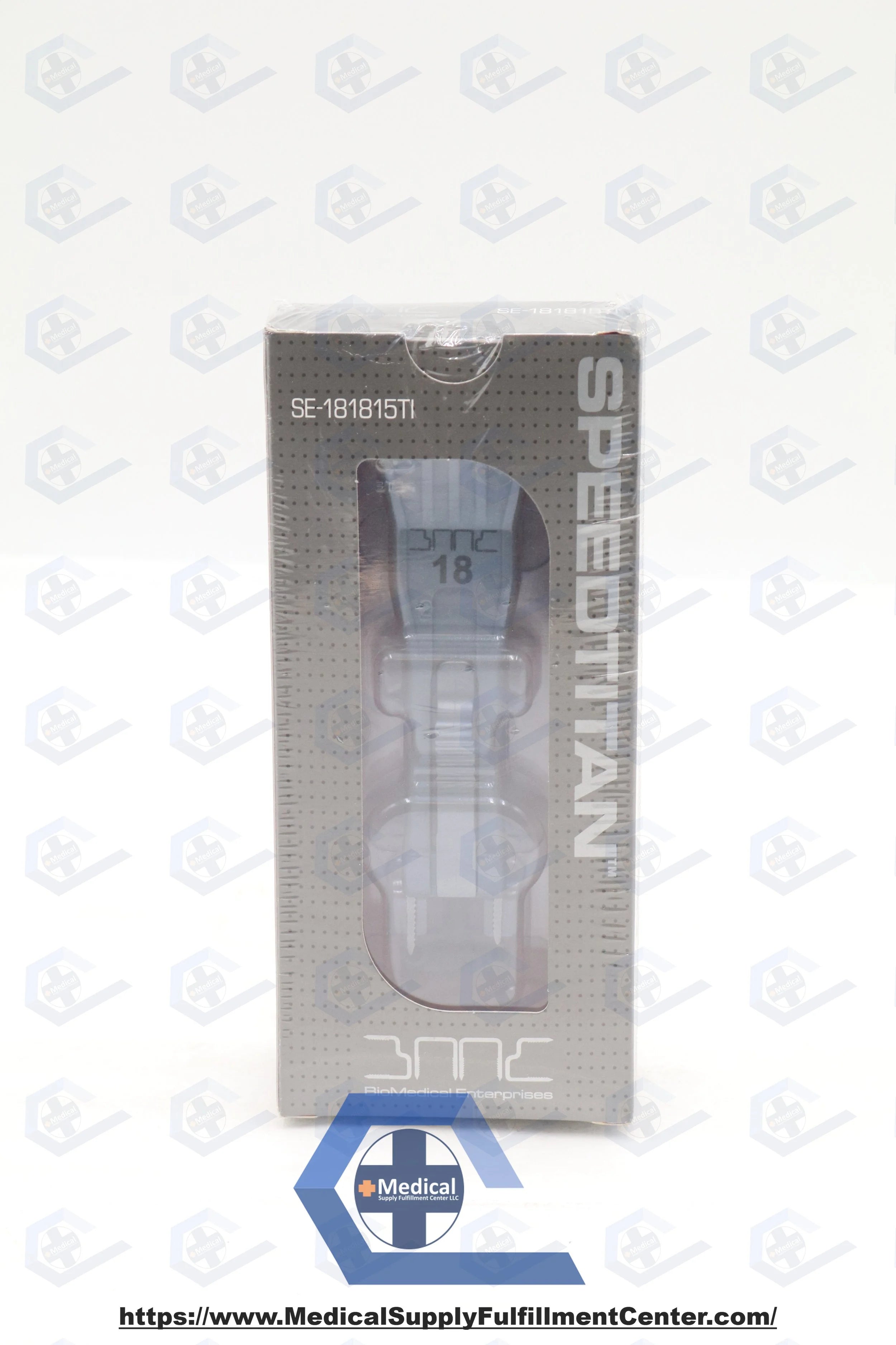 Biomedical Enterprises | SE-181815TI | Synthes Speed TITAN Implant Kit 18x15x15mm