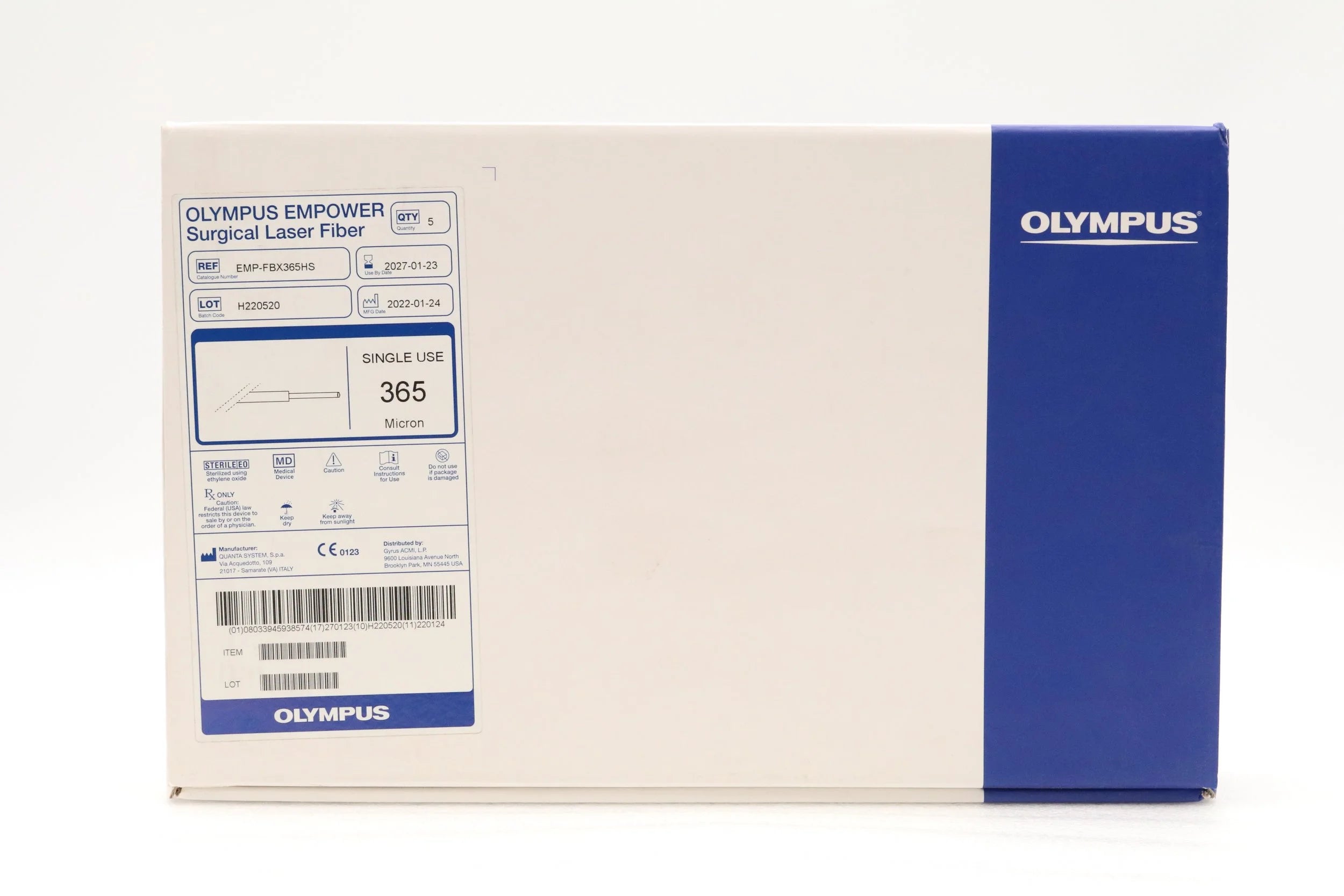 Olympus | EMP-FBX365HS | EMPOWER SURGICAL LASER FIBER 365 MICRON