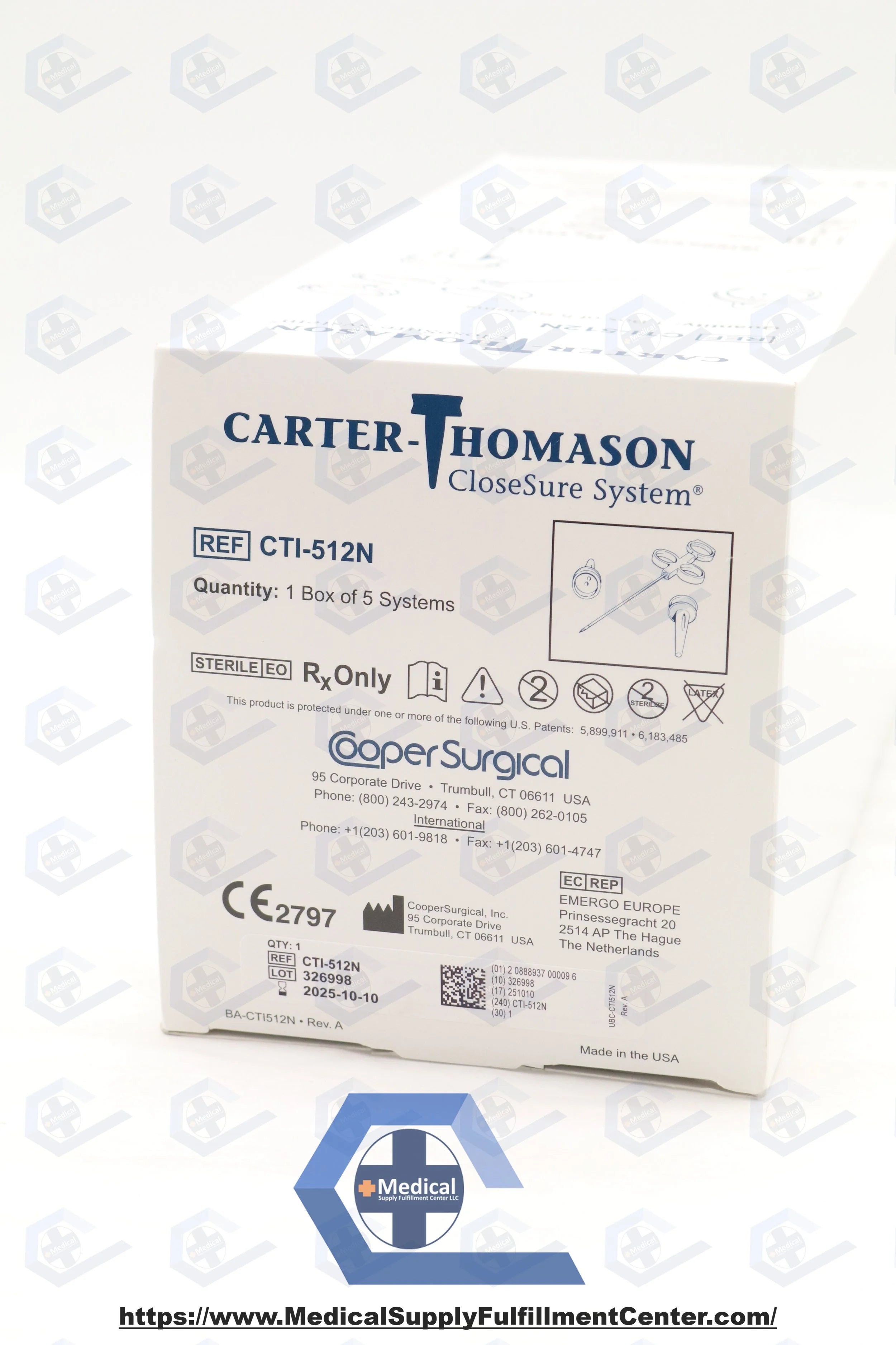 Cooper Surgical | CTI-512N | Carter-Thomason CloseSure Suture Passer System