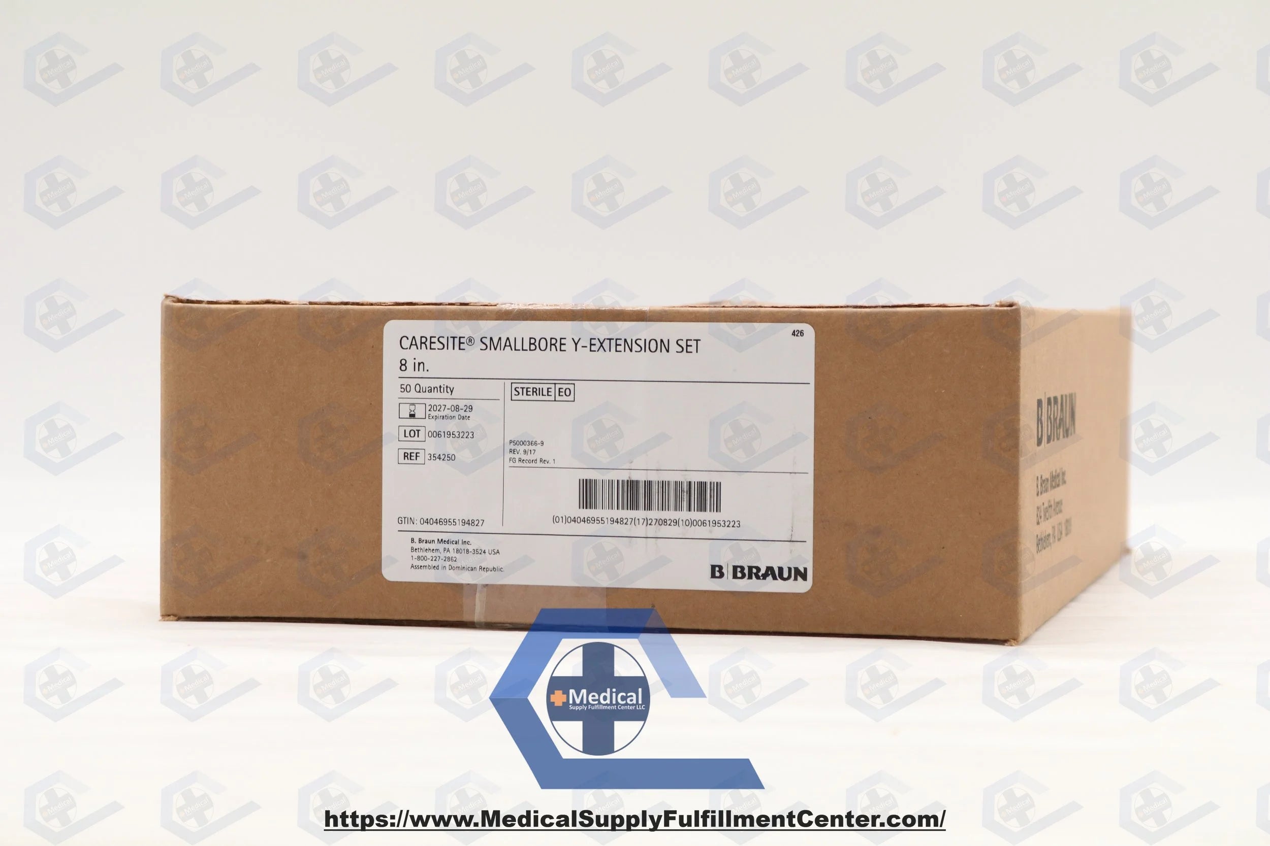 B Braun | 354250 | Caresite Extension Y-Set - BI-SET, EXTNSN, PRESSURE RTED