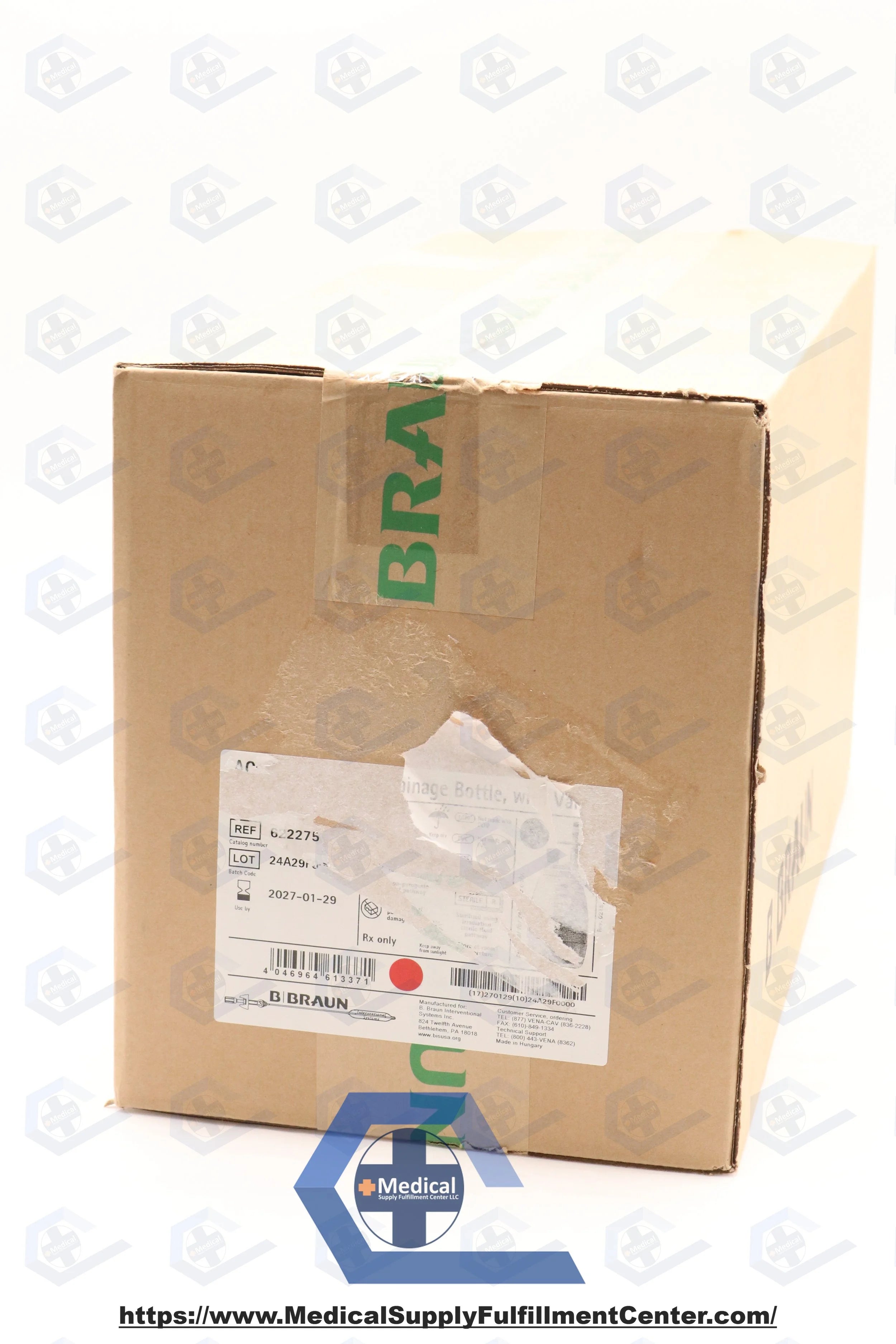 B Braun | 622275 | Accel Evacuated Drainage Bottles - PVC-Free Drainage Bottle, 1000 mL