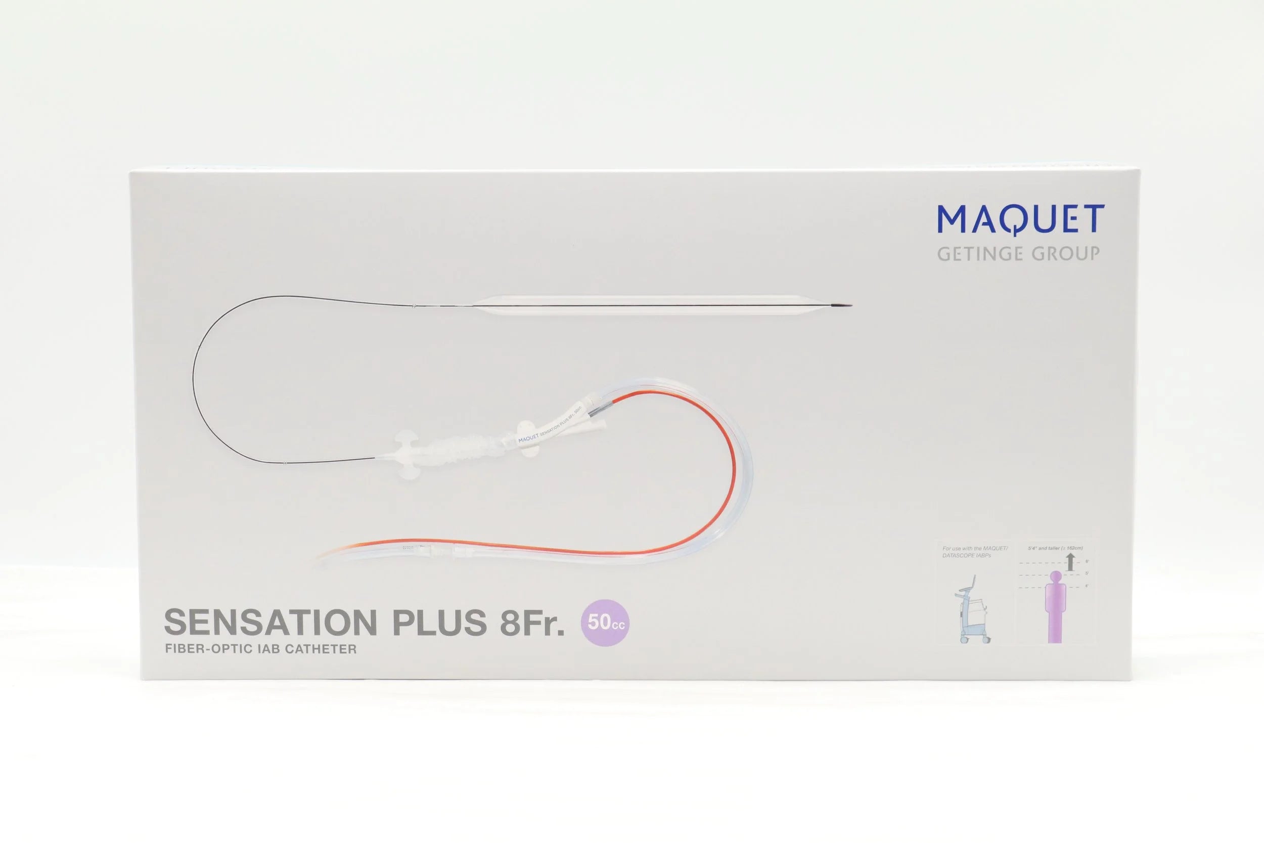 Maquet | 0684-00-0576-01U | Sensation Plus 8F Fiber-Optic IAB Catheter & Insertion Kit 50cc w/Two StatLock