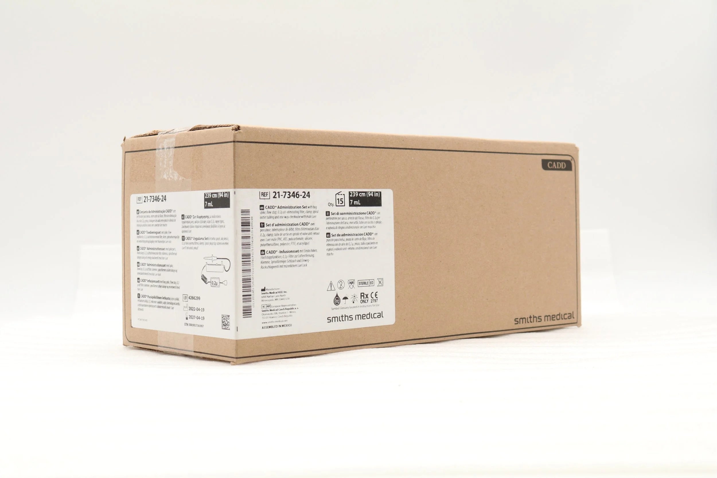 Smiths Medical | 21-7346-24 | CADD Administration Set