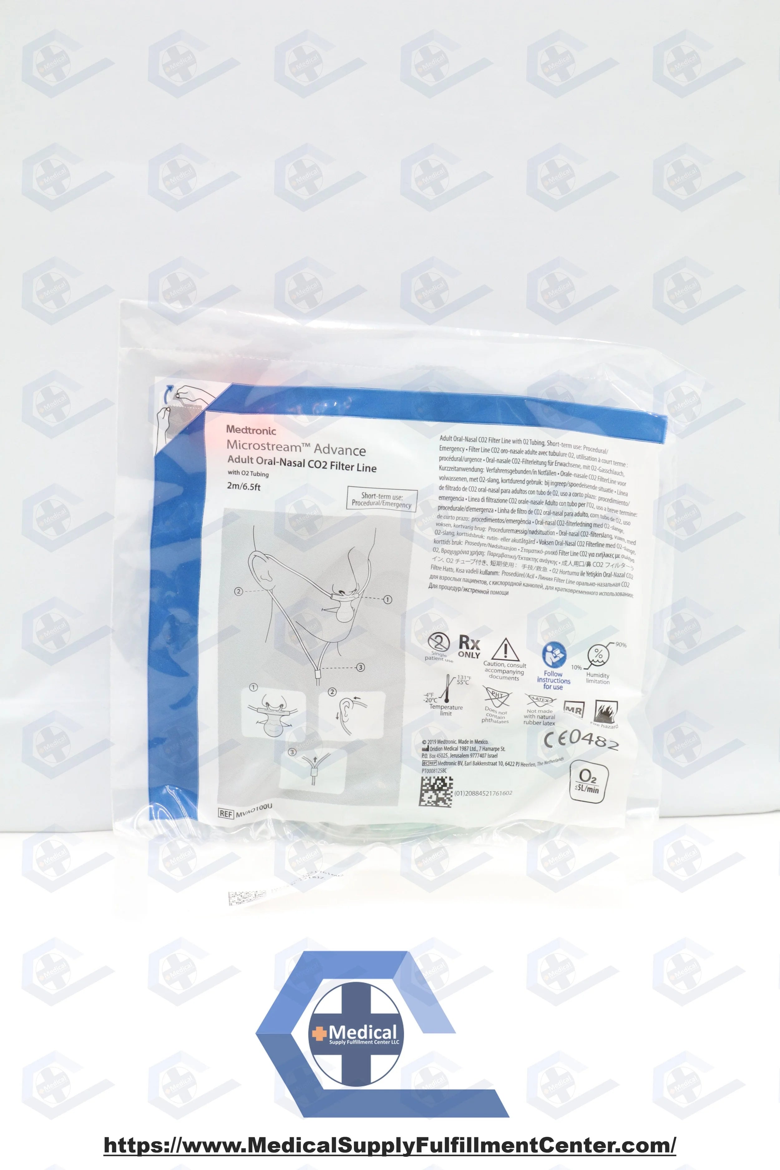 Medtronic | MVAO100U | CO2 Filter Line Sampling Line Microstream Adult