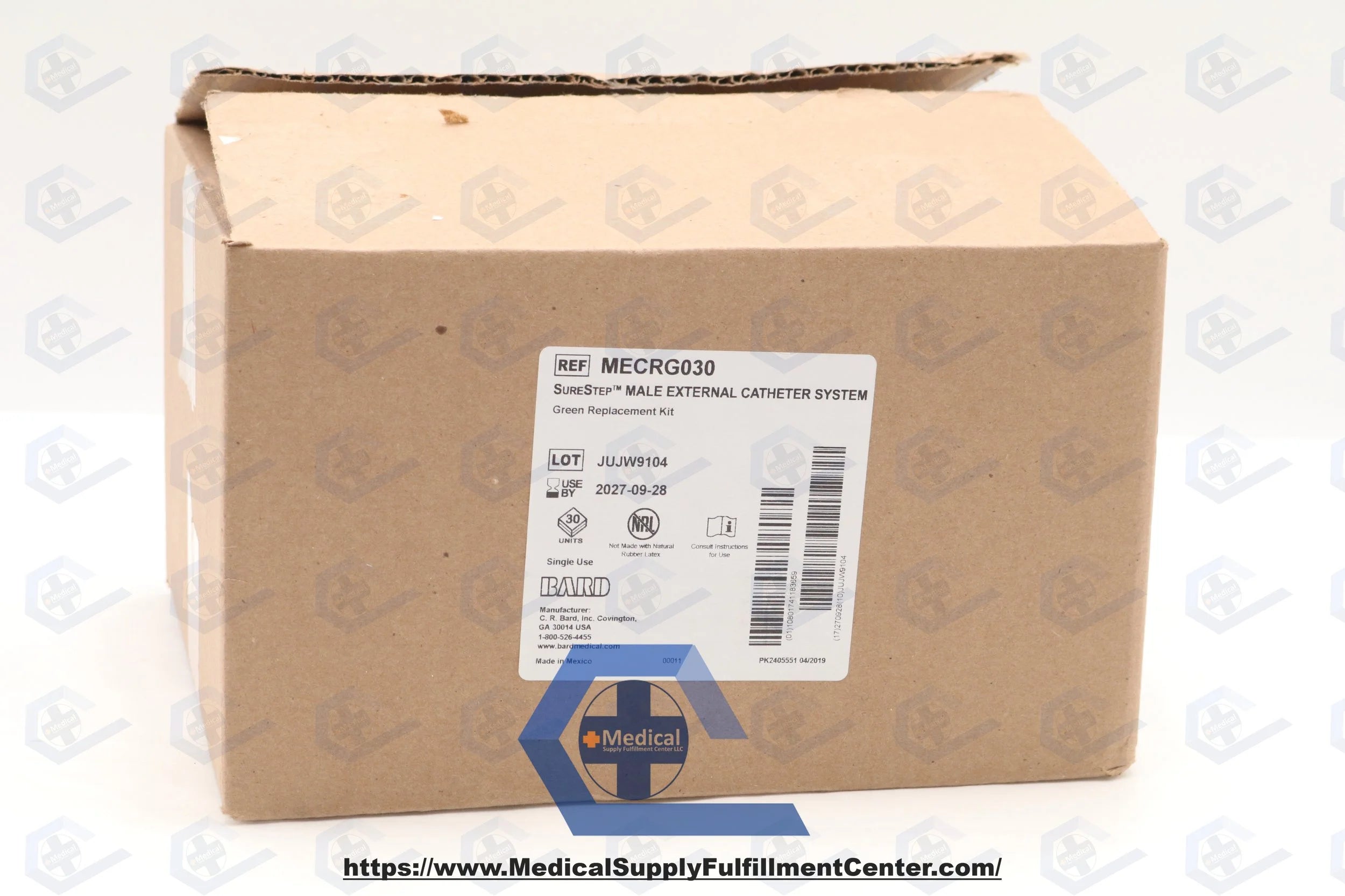 Bard | MECRG030 | Foley Trays - KIT, GREEN, SURESTEP, MEC, REPLACMNT, MEDIUM