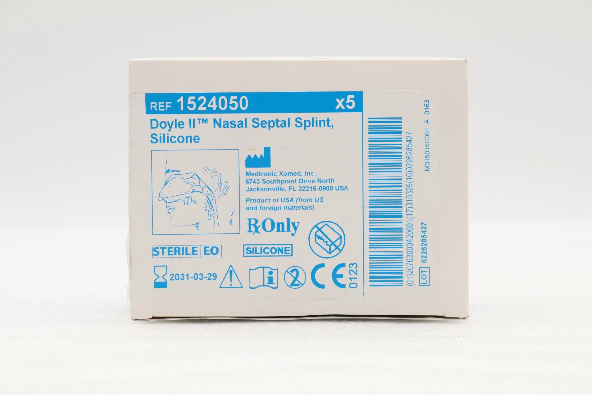 Medtronic | 1524050 | DOYLE II NASAL SEPTAL SPLINT, SILICONE (PAIRED)