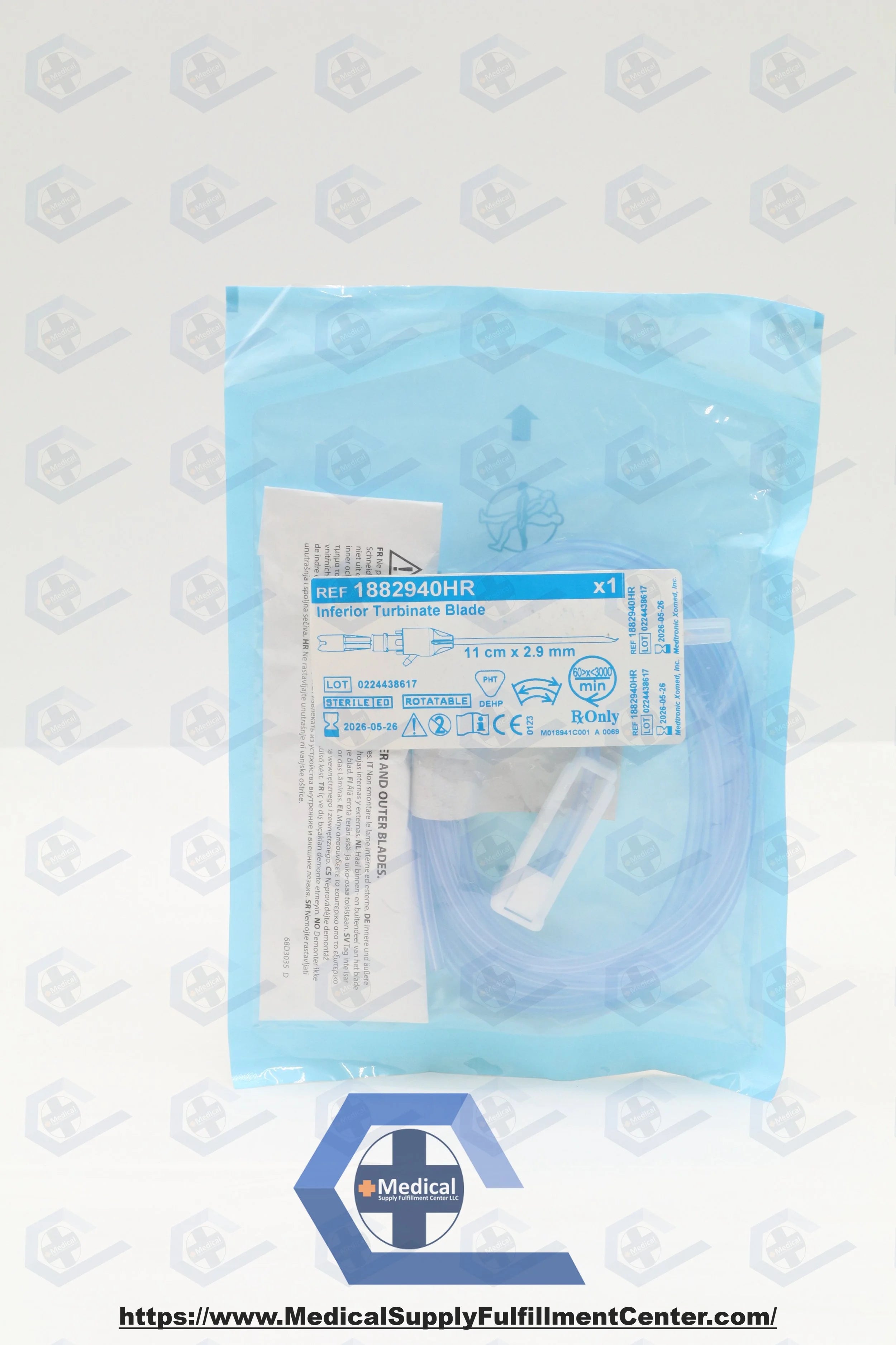 Medtronic | 1882940HR | Inferior Rotatable Turbinate Blade 11.0cm X 2.9mm